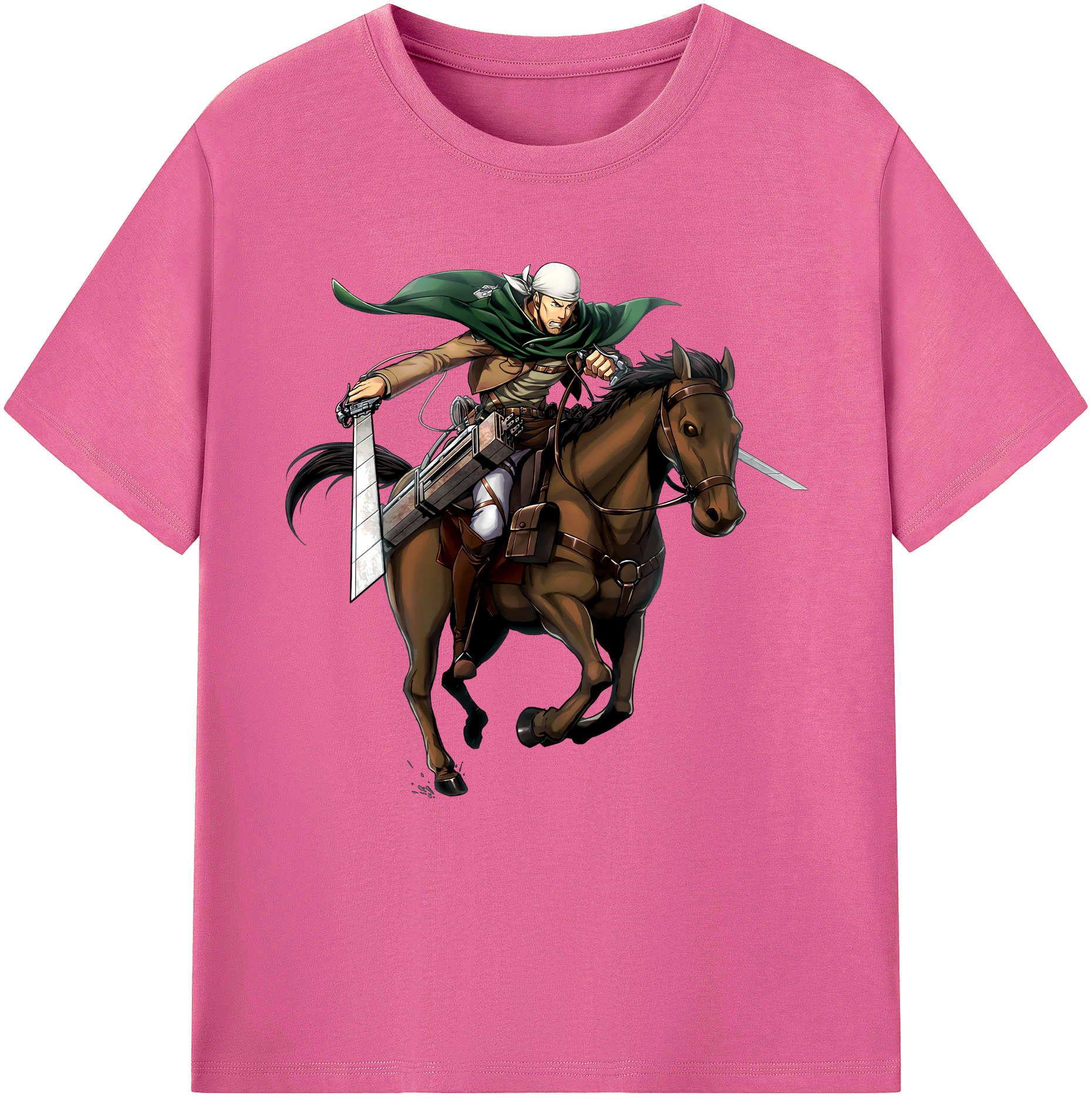 （画像用） 進撃の巨人 Attack on Titan レディースカジュアルプリントTシャツ（綿100％）