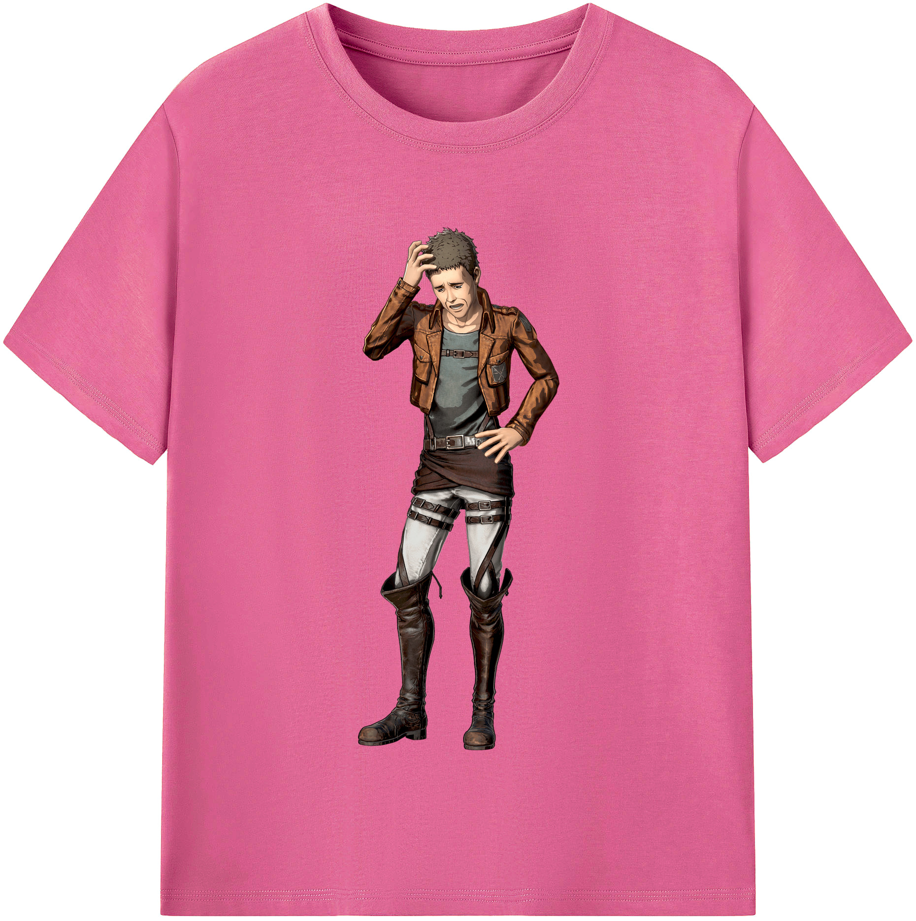 （画像用） 進撃の巨人 Attack on Titan レディースカジュアルプリントTシャツ（綿100％）