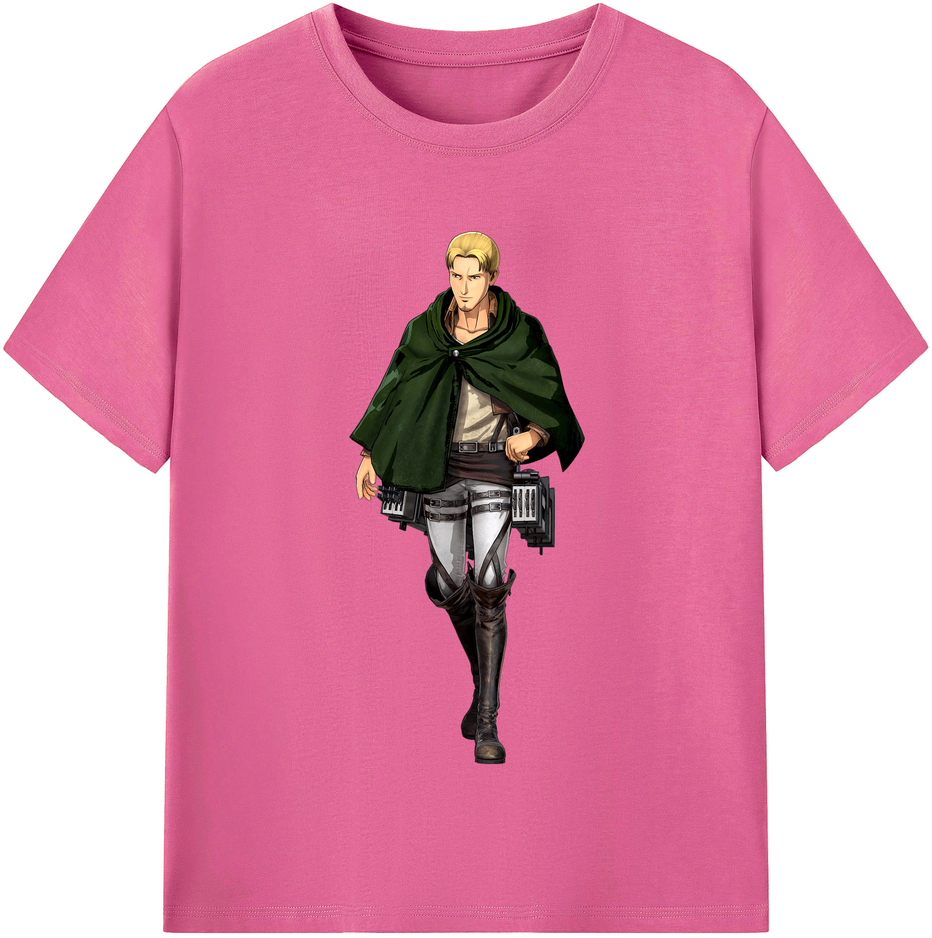 （画像用） 進撃の巨人 Attack on Titan レディースカジュアルプリントTシャツ（綿100％）