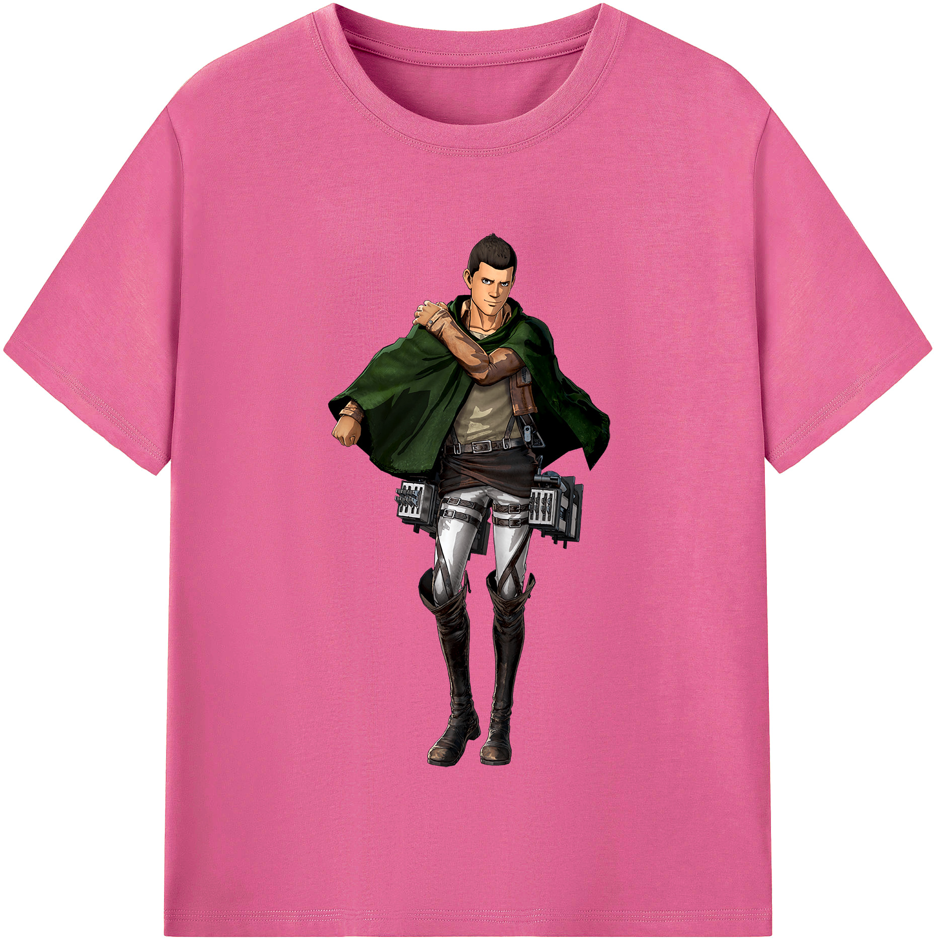（画像用） 進撃の巨人 Attack on Titan レディースカジュアルプリントTシャツ（綿100％）