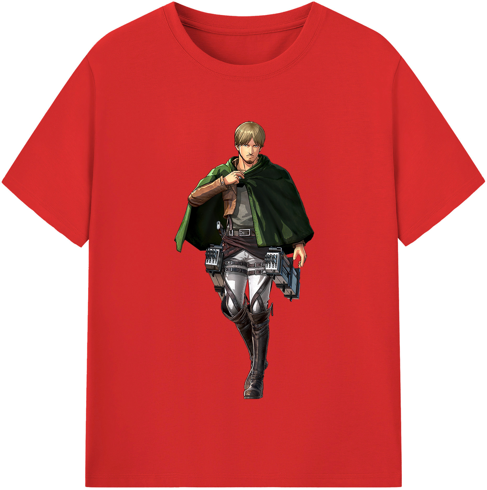（画像用） 進撃の巨人 ミケ·ザカリアス Attack on Titan Mike Zakarius レディースカジュアルプリントTシャツ（綿100％）