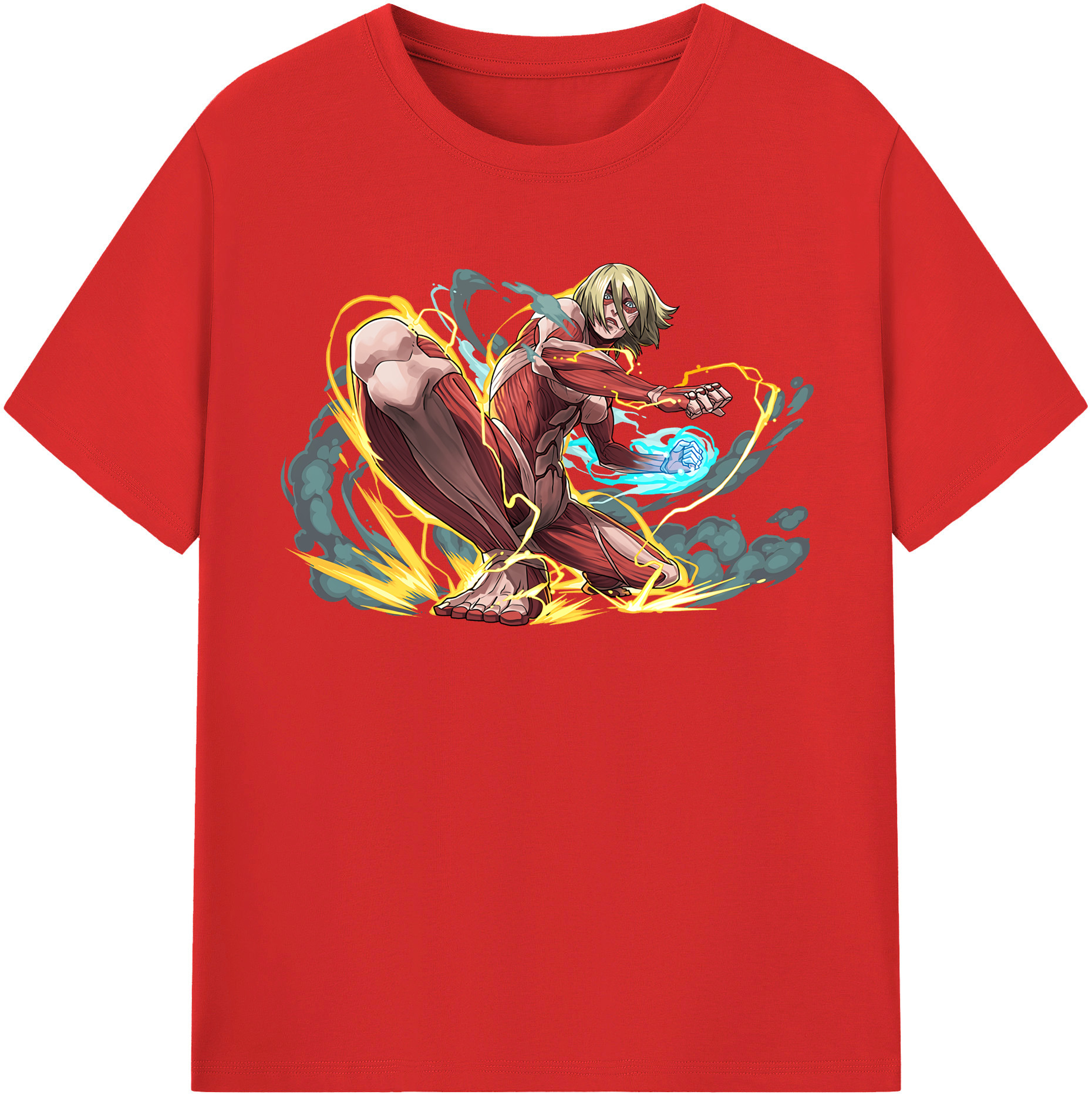 （画像用） 進撃の巨人 Attack on Titan レディースカジュアルプリントTシャツ（綿100％）