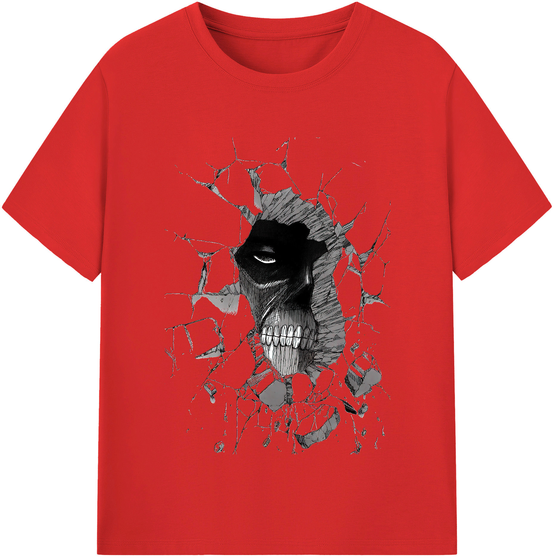 （画像用） 進撃の巨人 Attack on Titan レディースカジュアルプリントTシャツ（綿100％）