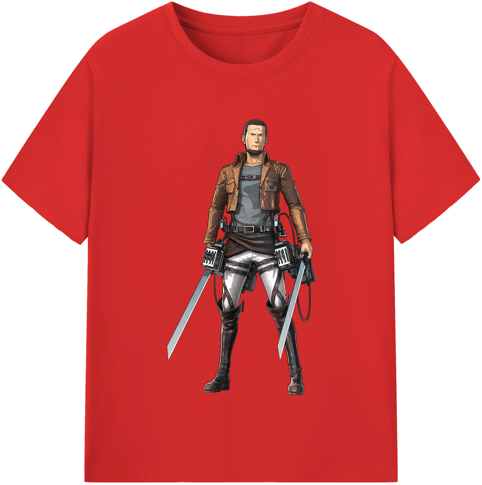 （画像用） 進撃の巨人 Attack on Titan レディースカジュアルプリントTシャツ（綿100％）