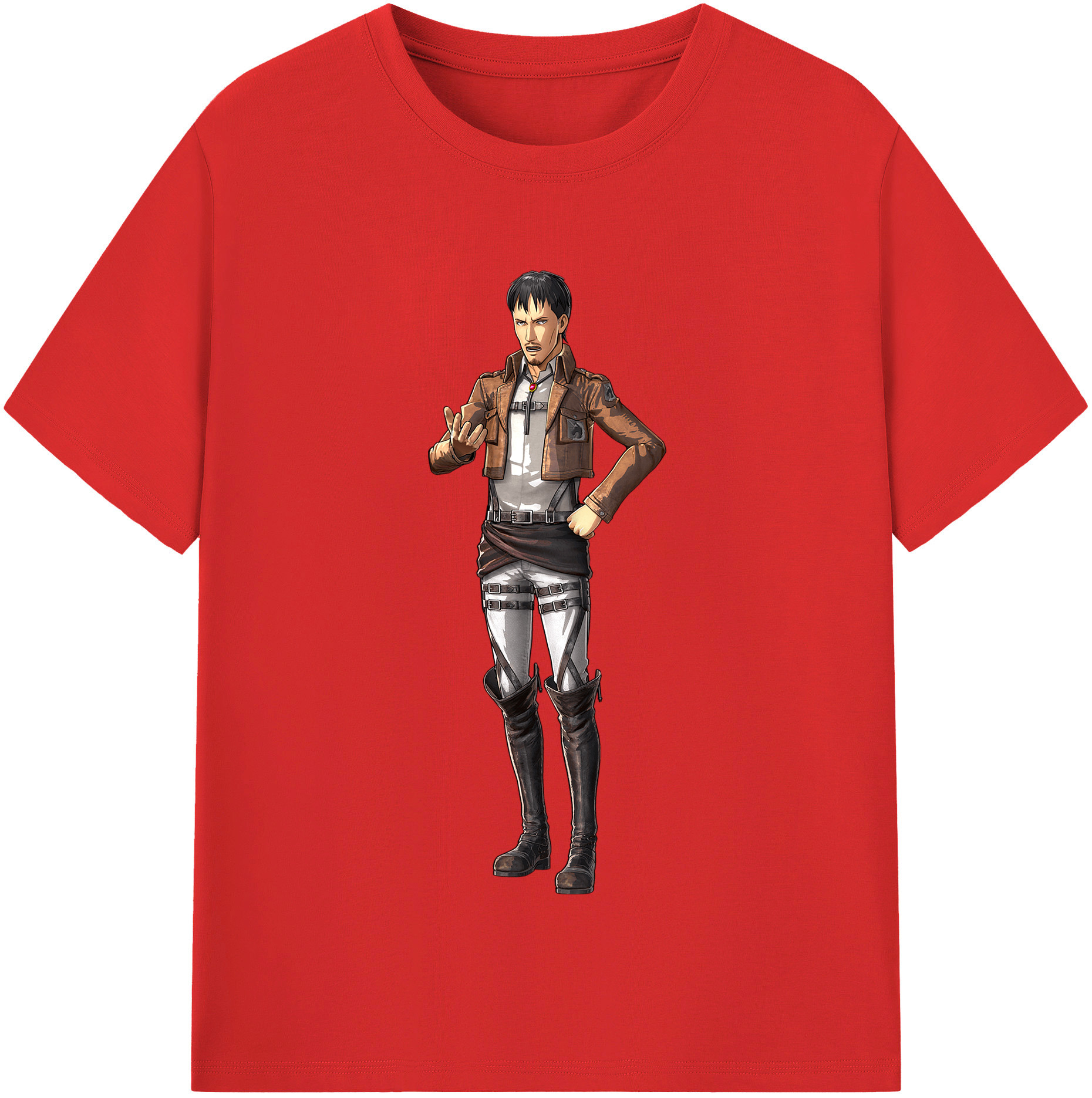 （画像用） 進撃の巨人 Attack on Titan レディースカジュアルプリントTシャツ（綿100％）