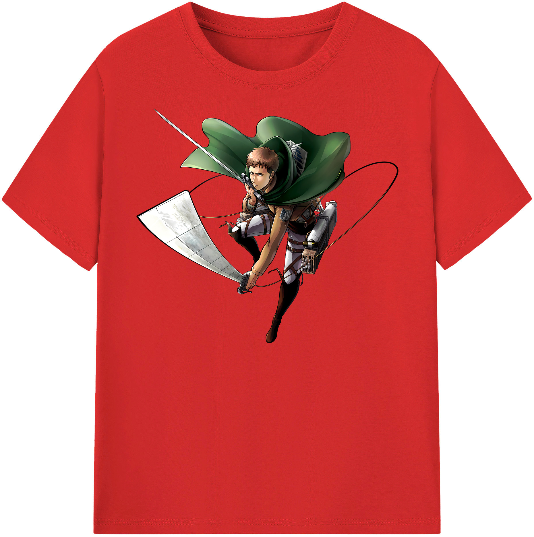 （画像用） 進撃の巨人 Attack on Titan レディースカジュアルプリントTシャツ（綿100％）
