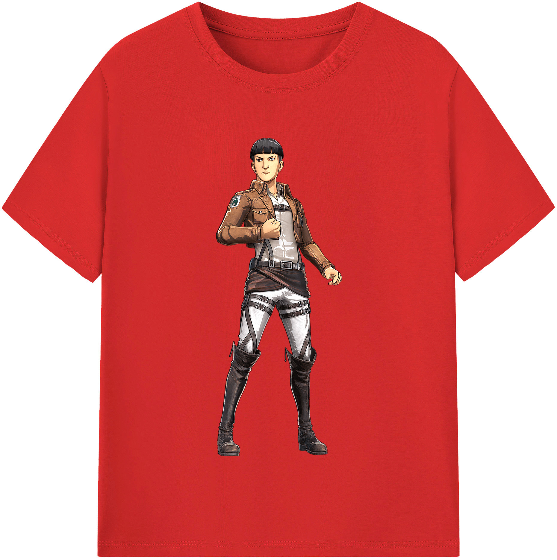 （画像用） 進撃の巨人 Attack on Titan レディースカジュアルプリントTシャツ（綿100％）