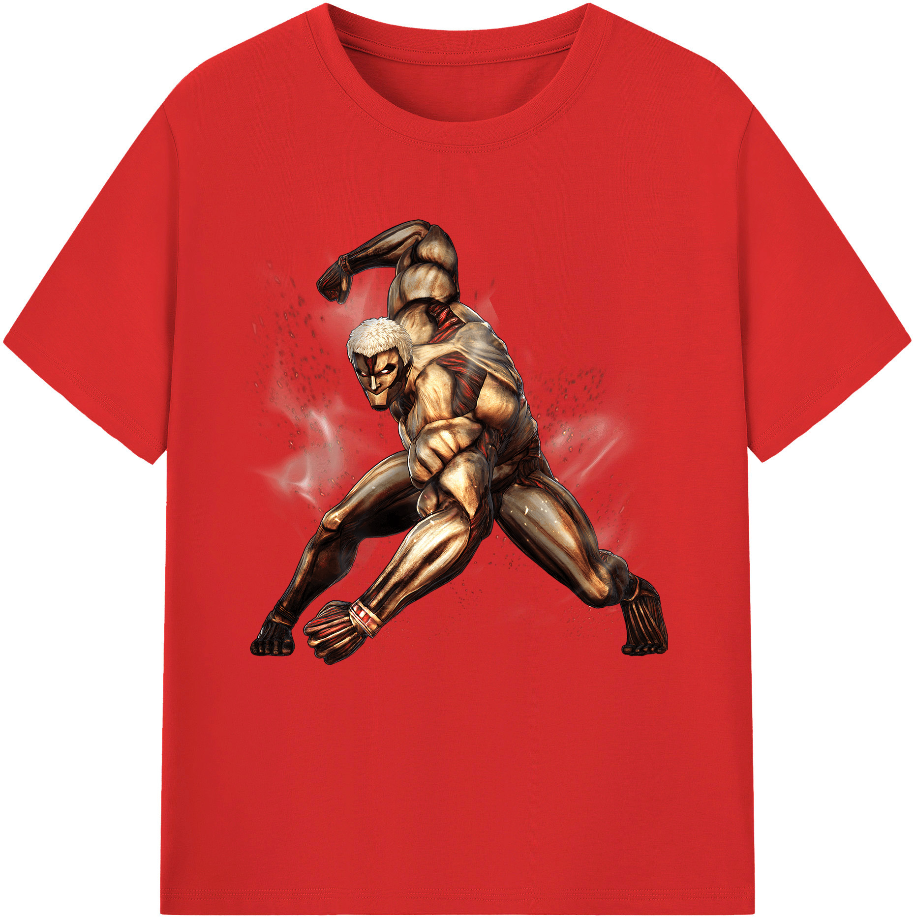（画像用） 進撃の巨人 Attack on Titan レディースカジュアルプリントTシャツ（綿100％）