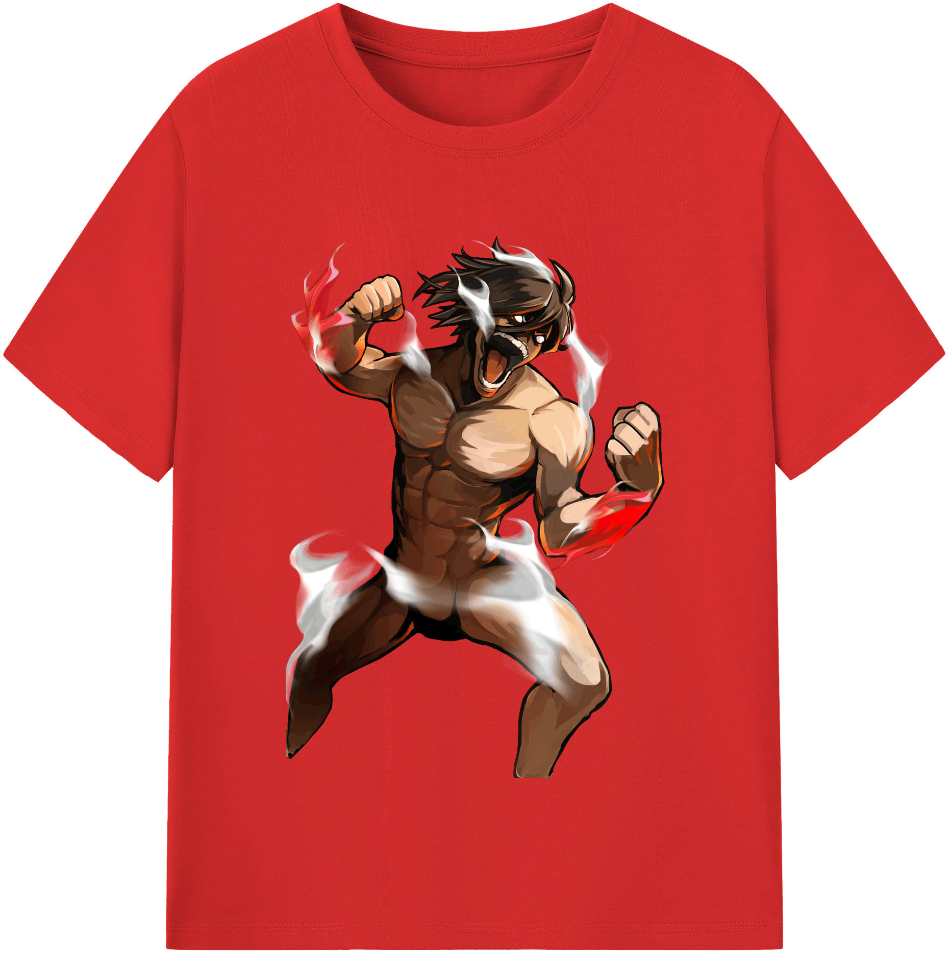 （画像用） 進撃の巨人 Attack on Titan レディースカジュアルプリントTシャツ（綿100％）