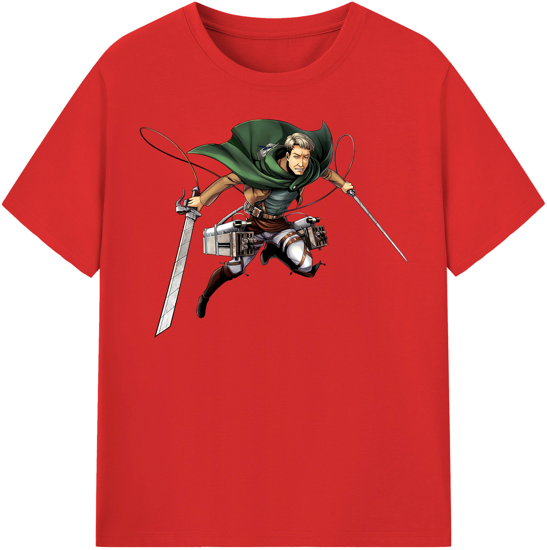 （画像用） 進撃の巨人 Attack on Titan レディースカジュアルプリントTシャツ（綿100％）