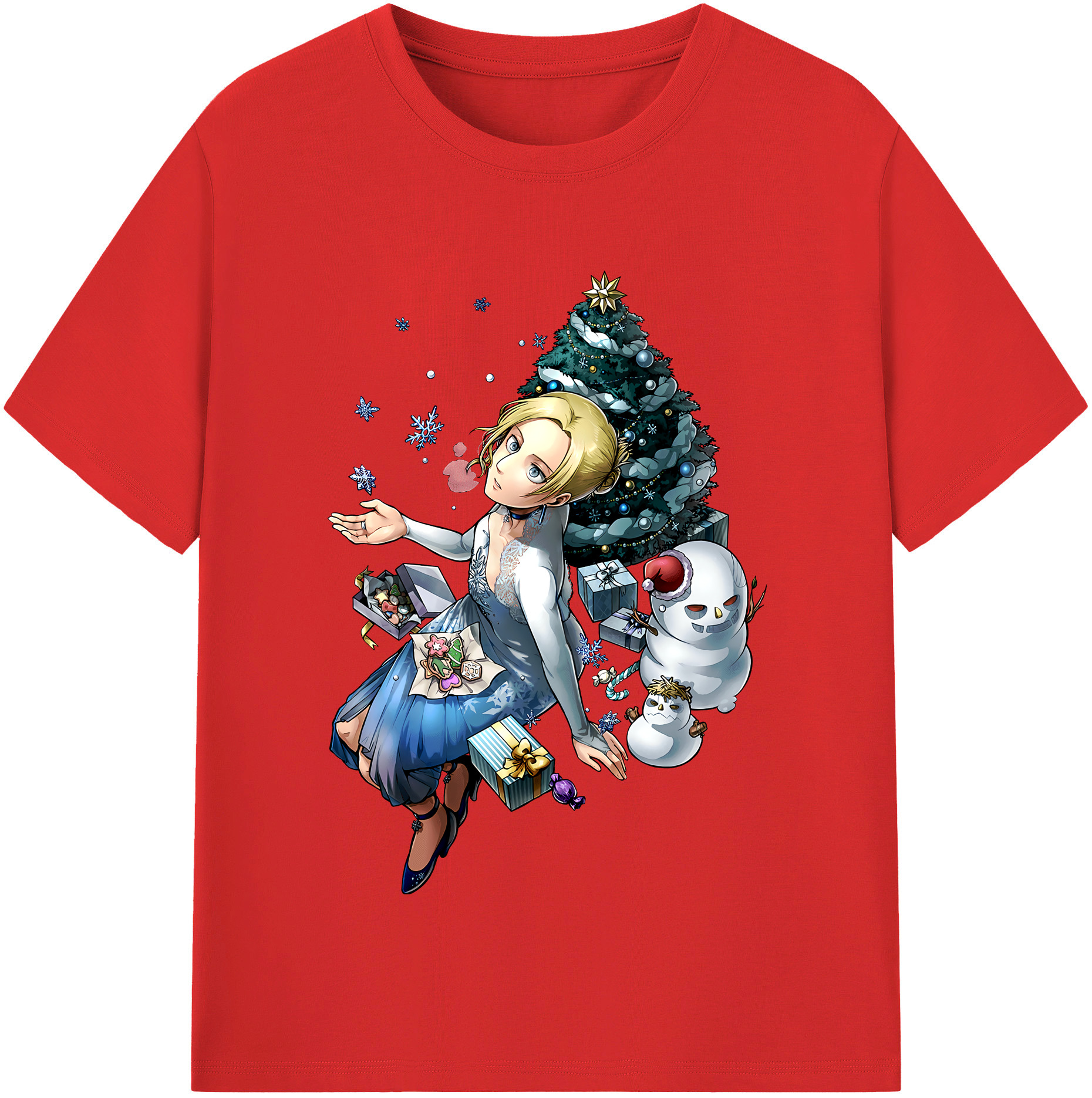 （画像用） 進撃の巨人 アニ・レオンハート Attack on Titan Annie Leonhart レディースカジュアルプリントTシャツ（綿100％）
