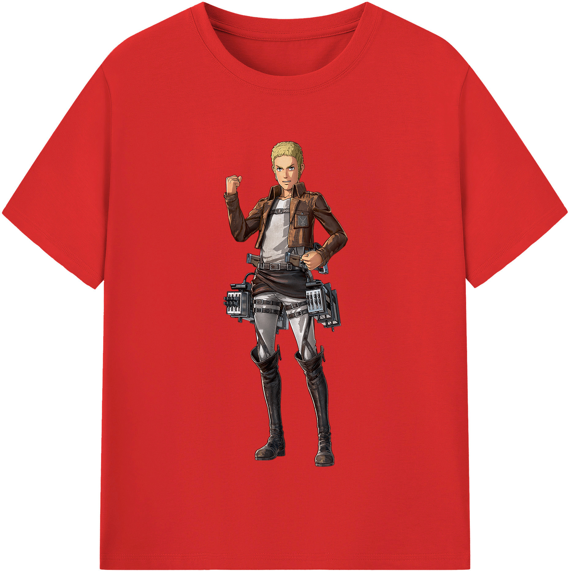 （画像用） 進撃の巨人 ライナー・ブラウン Attack on Titan Reiner Braun レディースカジュアルプリントTシャツ（綿100％）