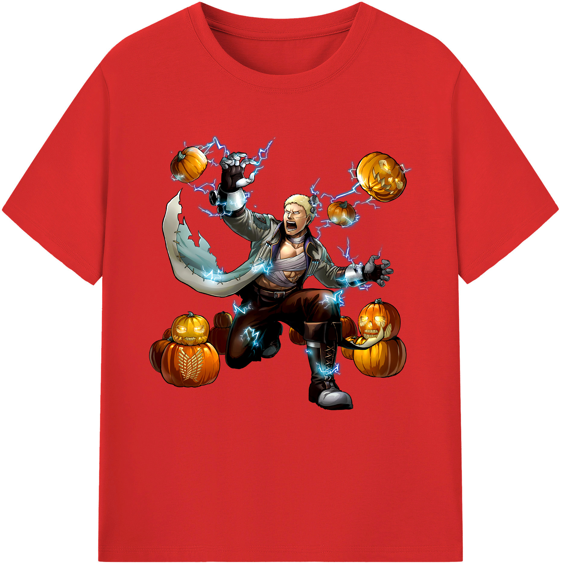 （画像用） 進撃の巨人 ライナー・ブラウン Attack on Titan Reiner Braun レディースカジュアルプリントTシャツ（綿100％）