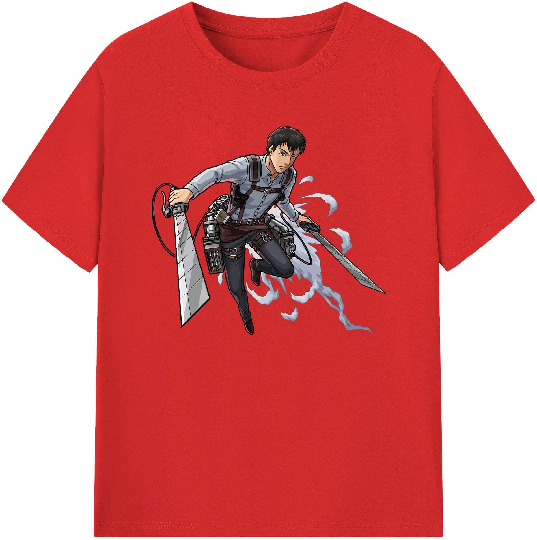 （画像用） 進撃の巨人 ベルトルト・フーバー Attack on Titan Bertholdt Hoover レディースカジュアルプリントTシャツ（綿100％）
