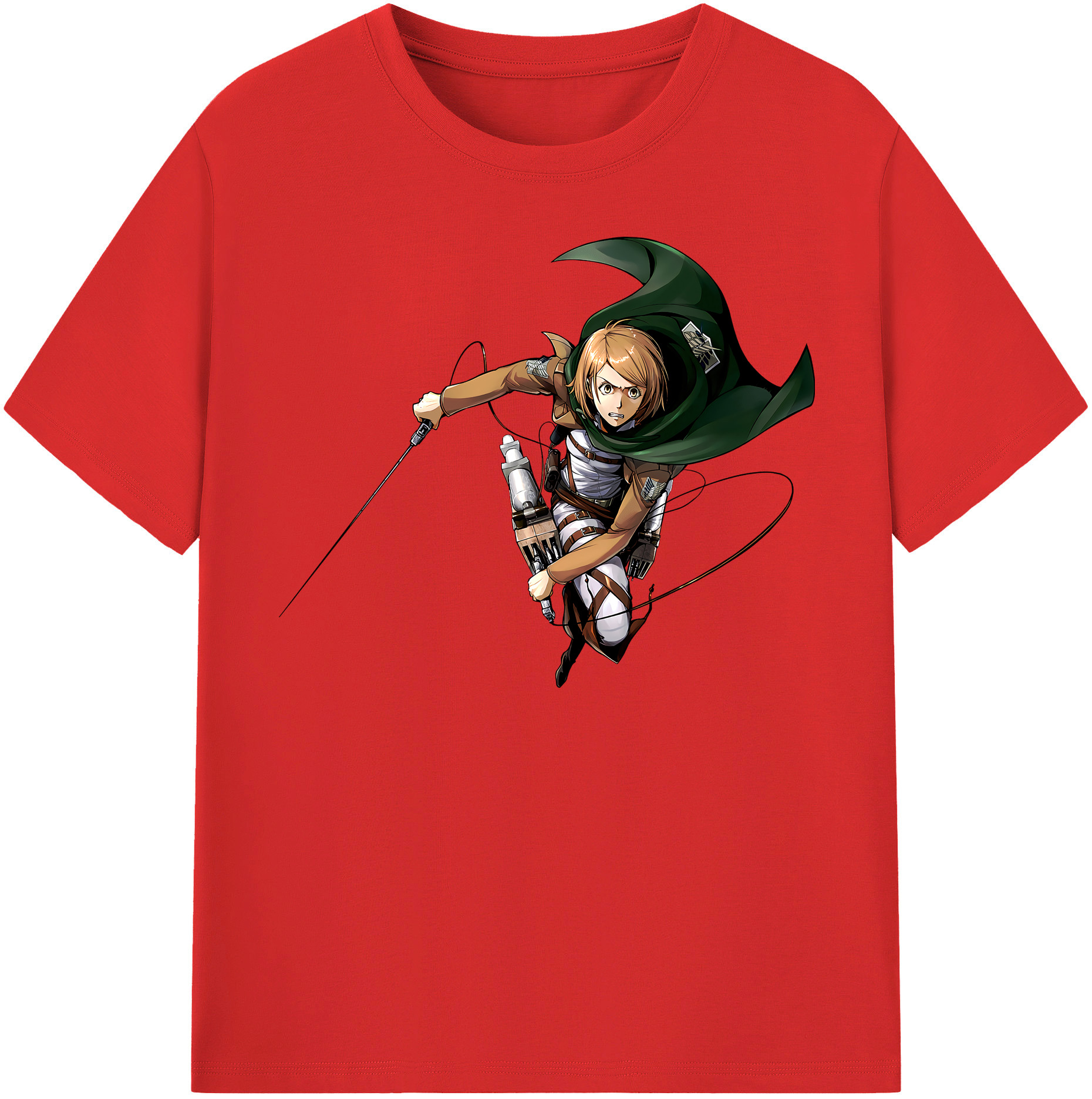 （画像用） 進撃の巨人 ペトラ·ラル Attack on Titan Petra Rall レディースカジュアルプリントTシャツ（綿100％）