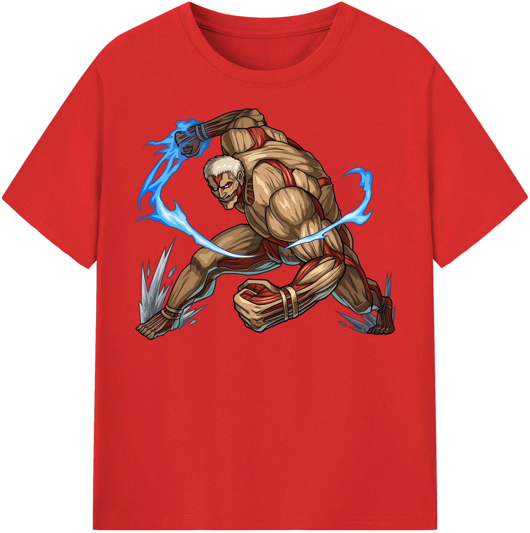 （画像用） 進撃の巨人 Attack on Titan レディースカジュアルプリントTシャツ（綿100％）