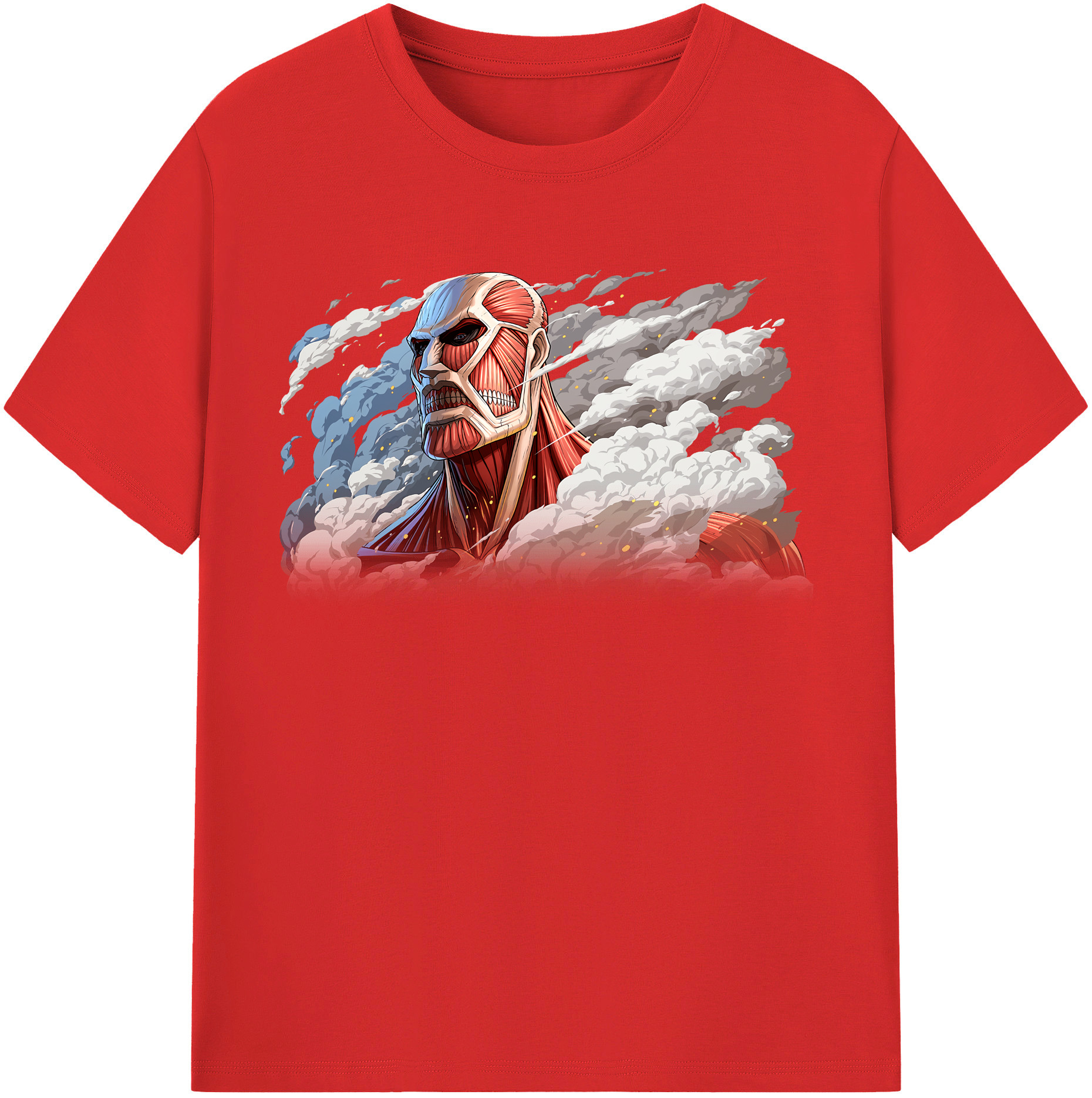 （画像用） 進撃の巨人 Attack on Titan レディースカジュアルプリントTシャツ（綿100％）