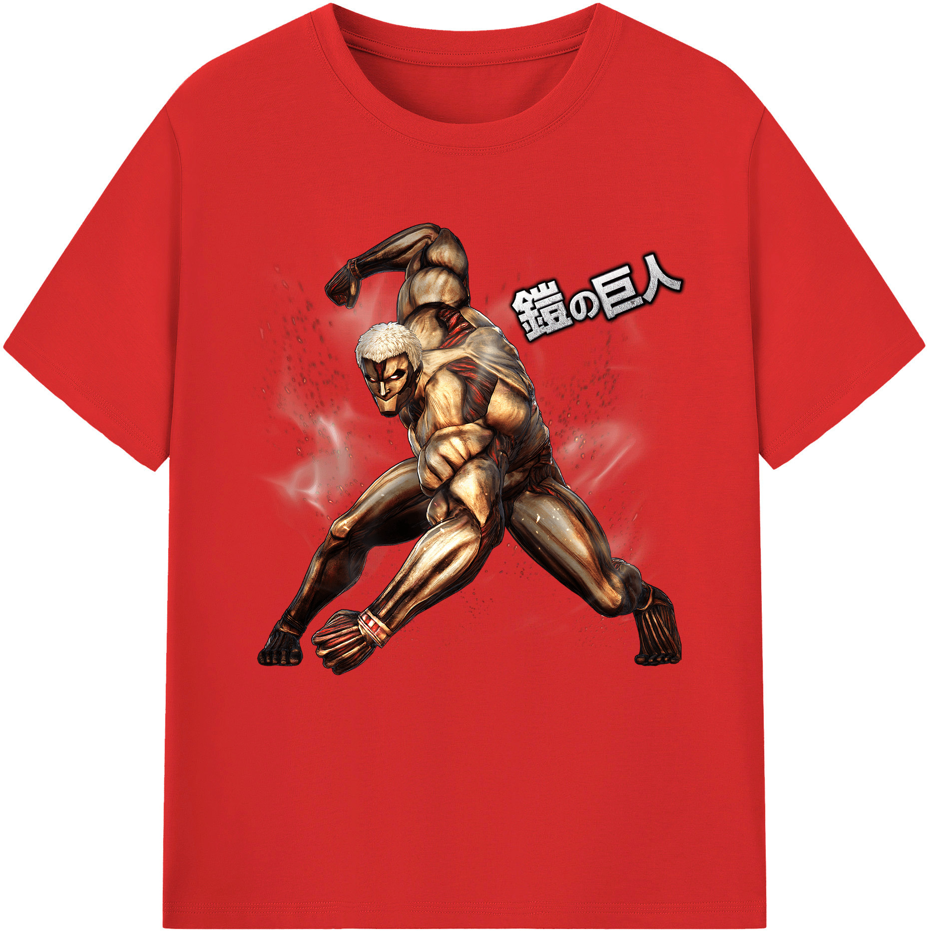 （画像用） 進撃の巨人 Attack on Titan レディースカジュアルプリントTシャツ（綿100％）