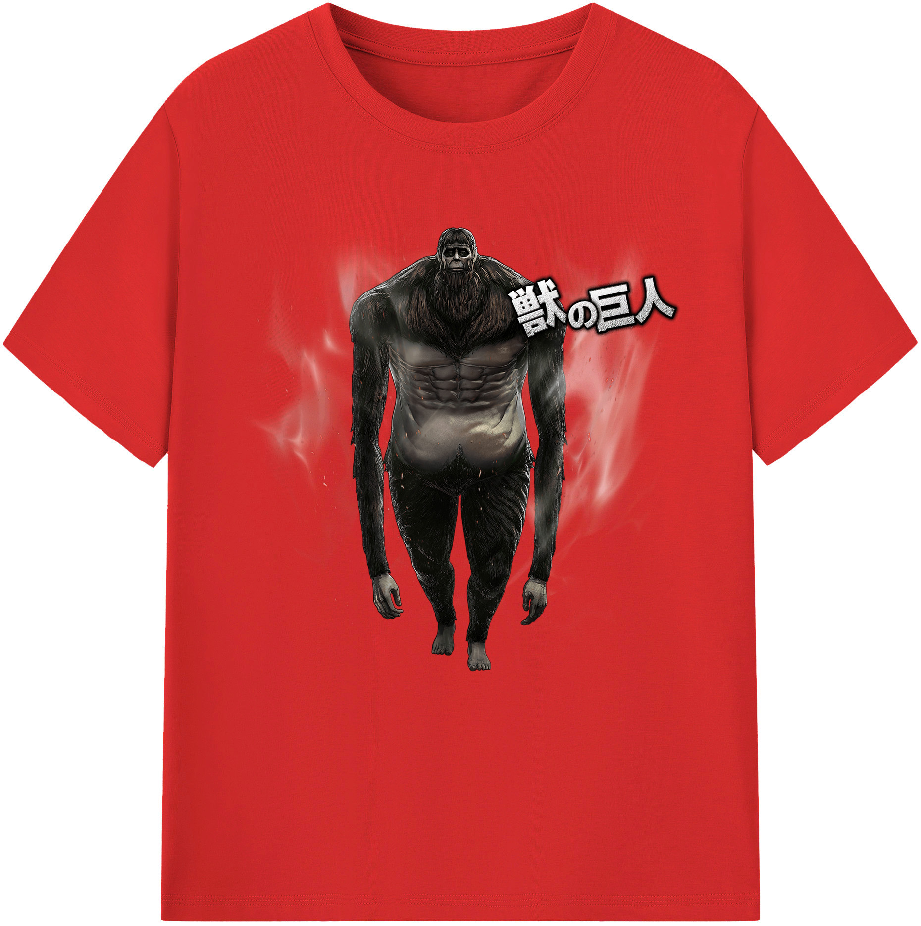 （画像用） 進撃の巨人 Attack on Titan レディースカジュアルプリントTシャツ（綿100％）