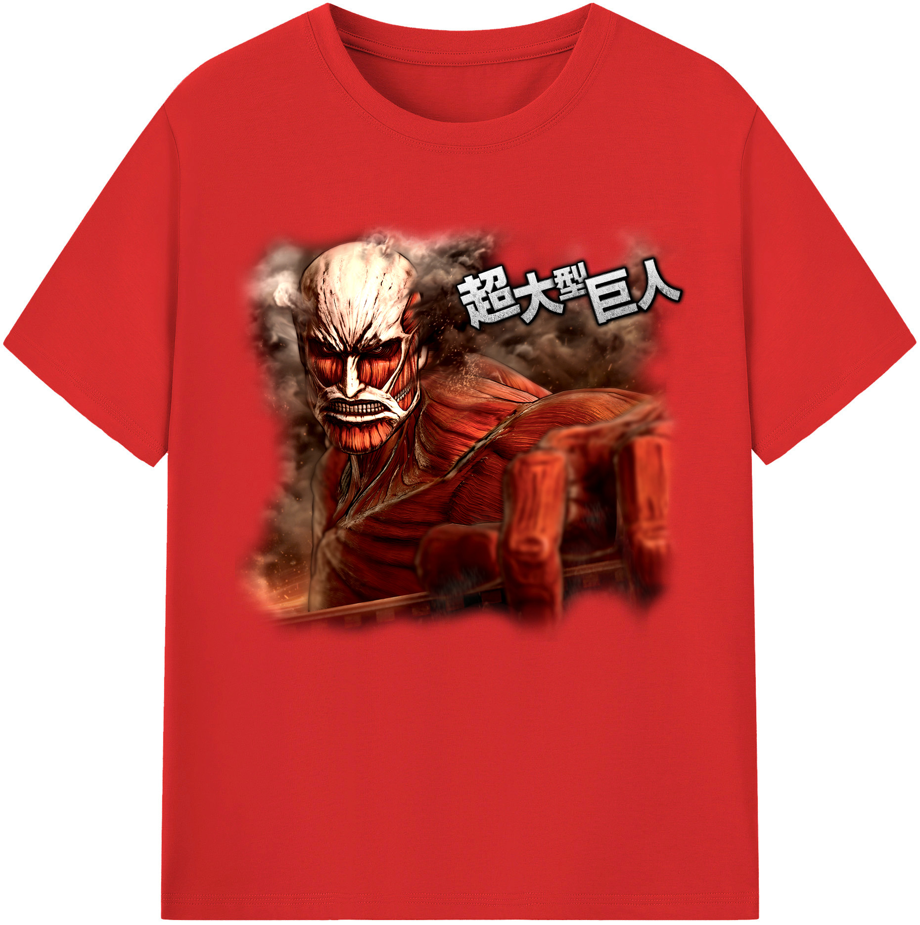 （画像用） 進撃の巨人 Attack on Titan レディースカジュアルプリントTシャツ（綿100％）