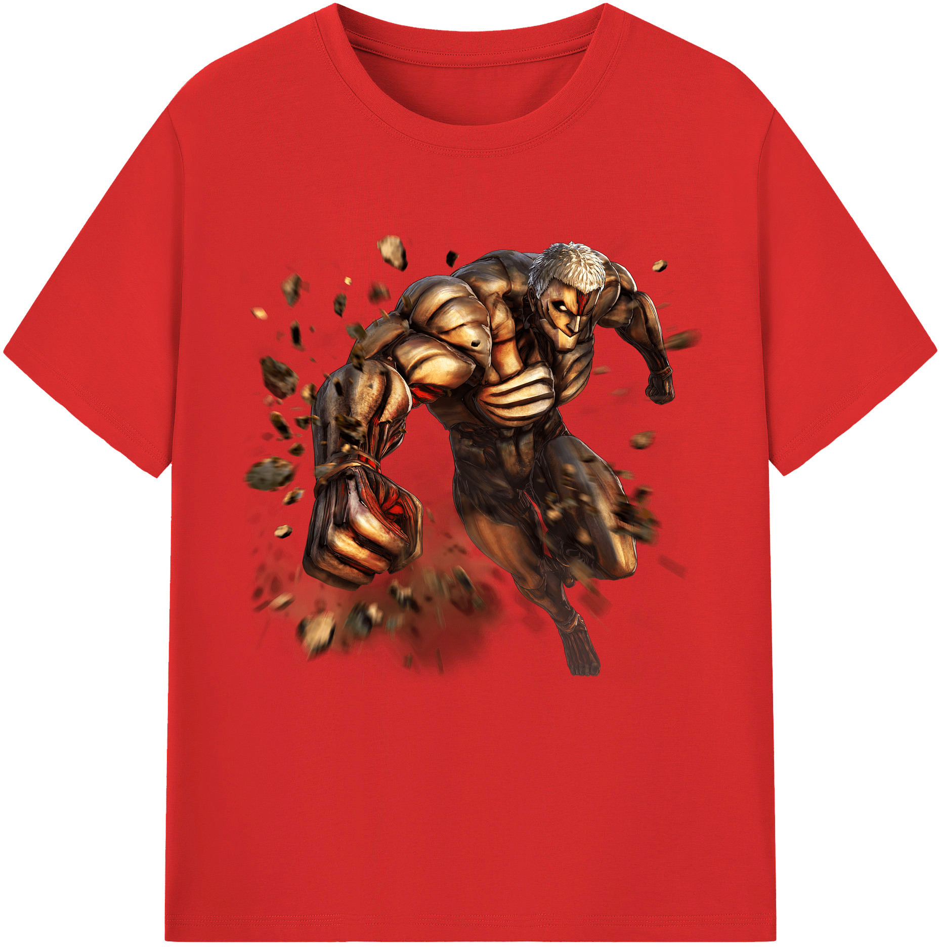 （画像用） 進撃の巨人 Attack on Titan レディースカジュアルプリントTシャツ（綿100％）