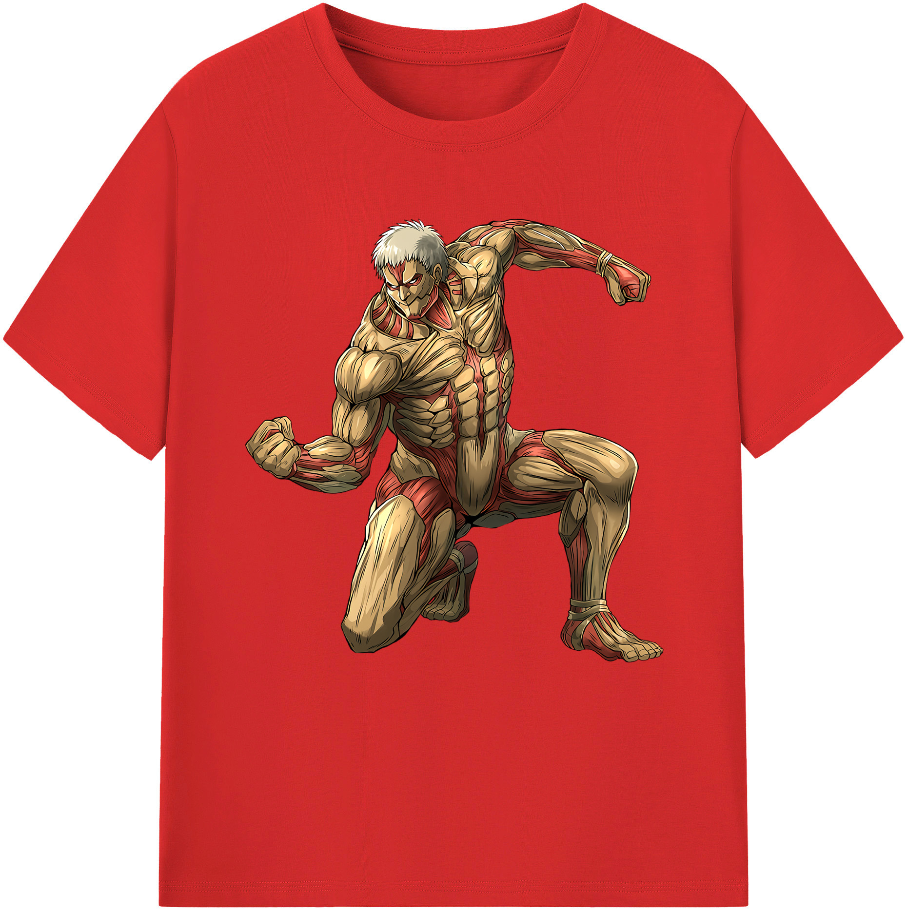 （画像用） 進撃の巨人 Attack on Titan レディースカジュアルプリントTシャツ（綿100％）