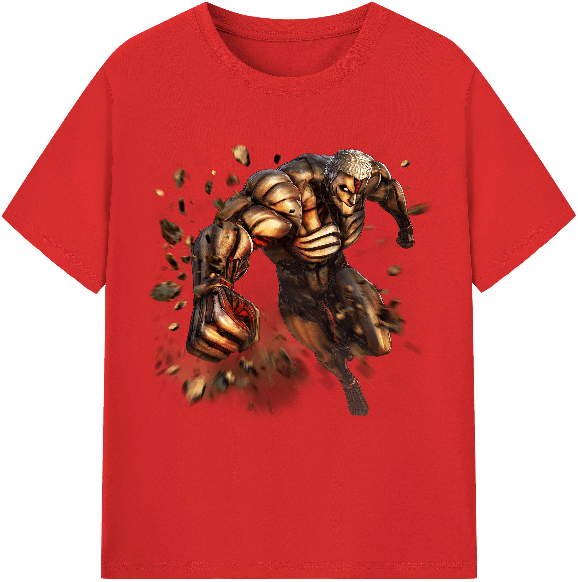 （画像用） 進撃の巨人 Attack on Titan レディースカジュアルプリントTシャツ（綿100％）