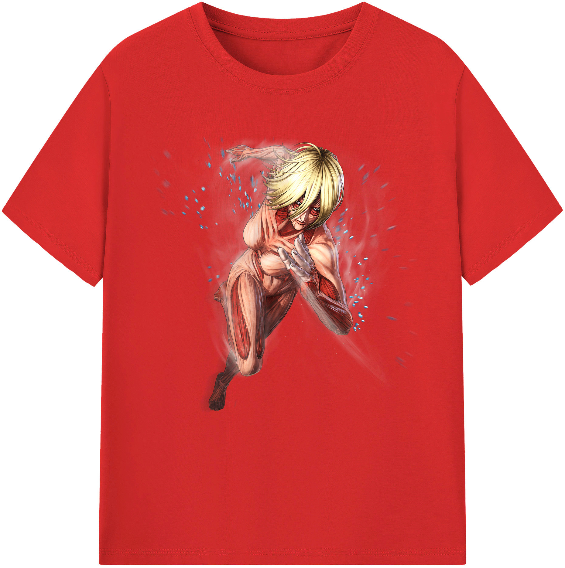 （画像用） 進撃の巨人 Attack on Titan レディースカジュアルプリントTシャツ（綿100％）