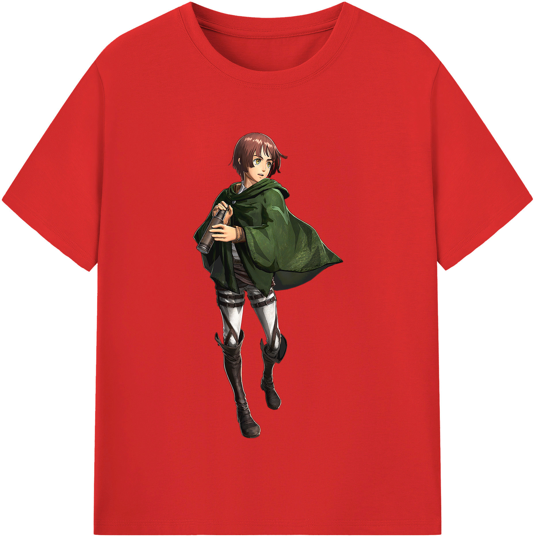 （画像用） 進撃の巨人 Attack on Titan レディースカジュアルプリントTシャツ（綿100％）