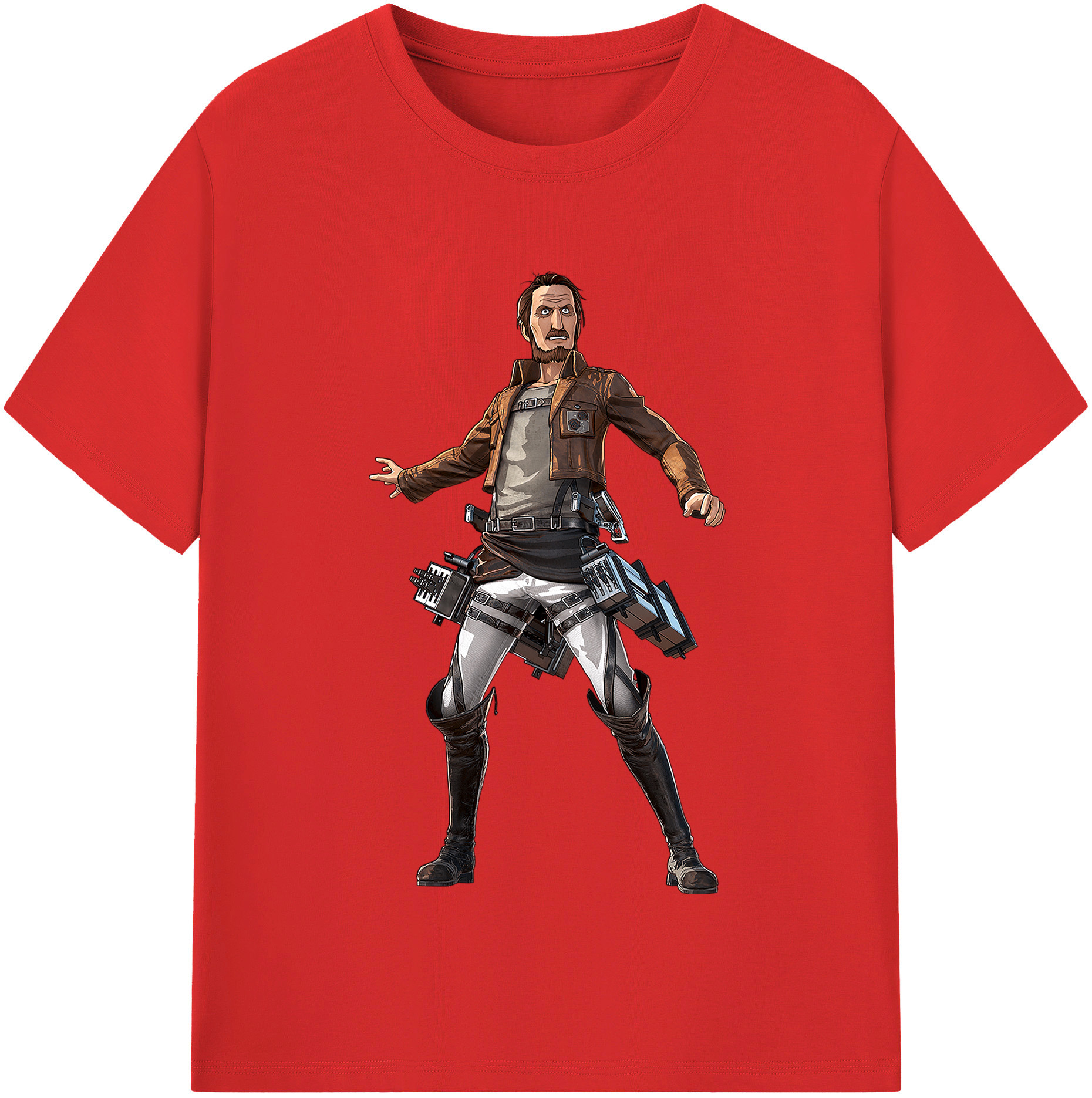 （画像用） 進撃の巨人 Attack on Titan レディースカジュアルプリントTシャツ（綿100％）