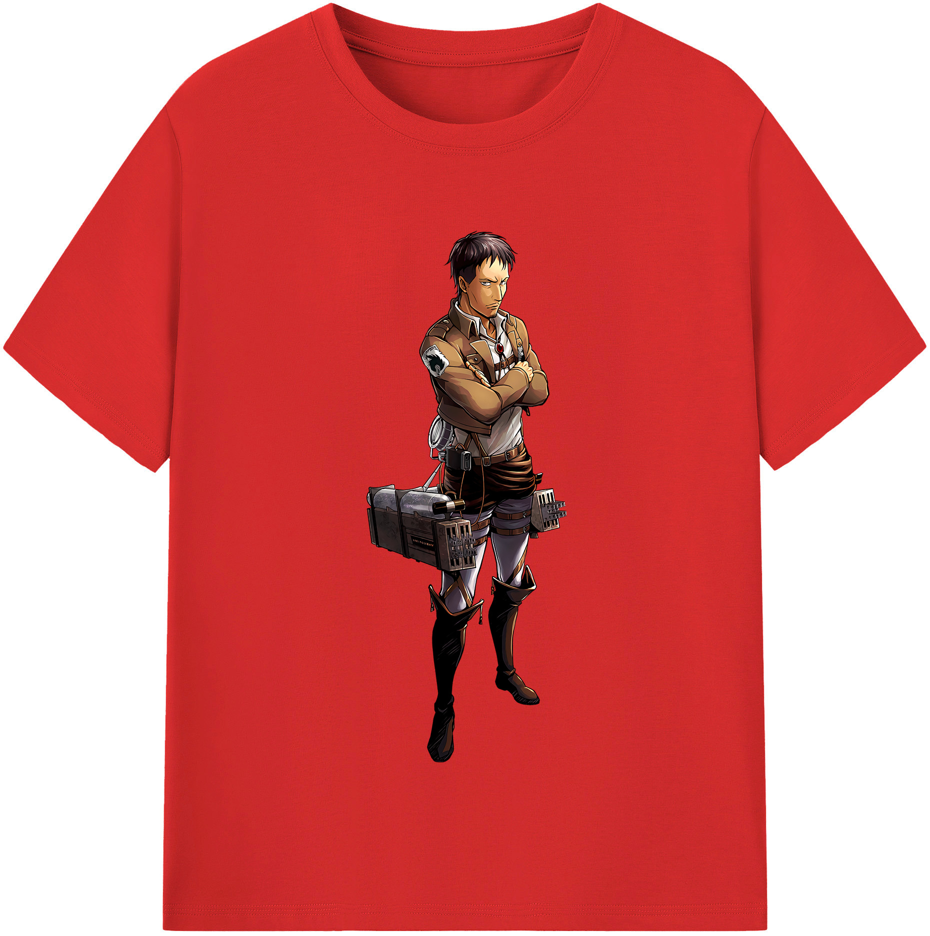 （画像用） 進撃の巨人 Attack on Titan レディースカジュアルプリントTシャツ（綿100％）