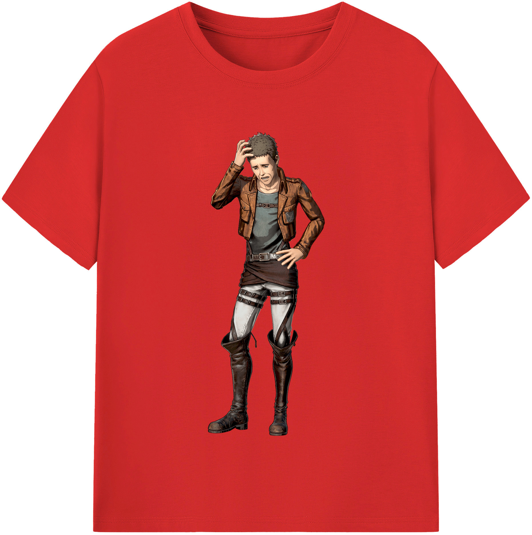 （画像用） 進撃の巨人 Attack on Titan レディースカジュアルプリントTシャツ（綿100％）