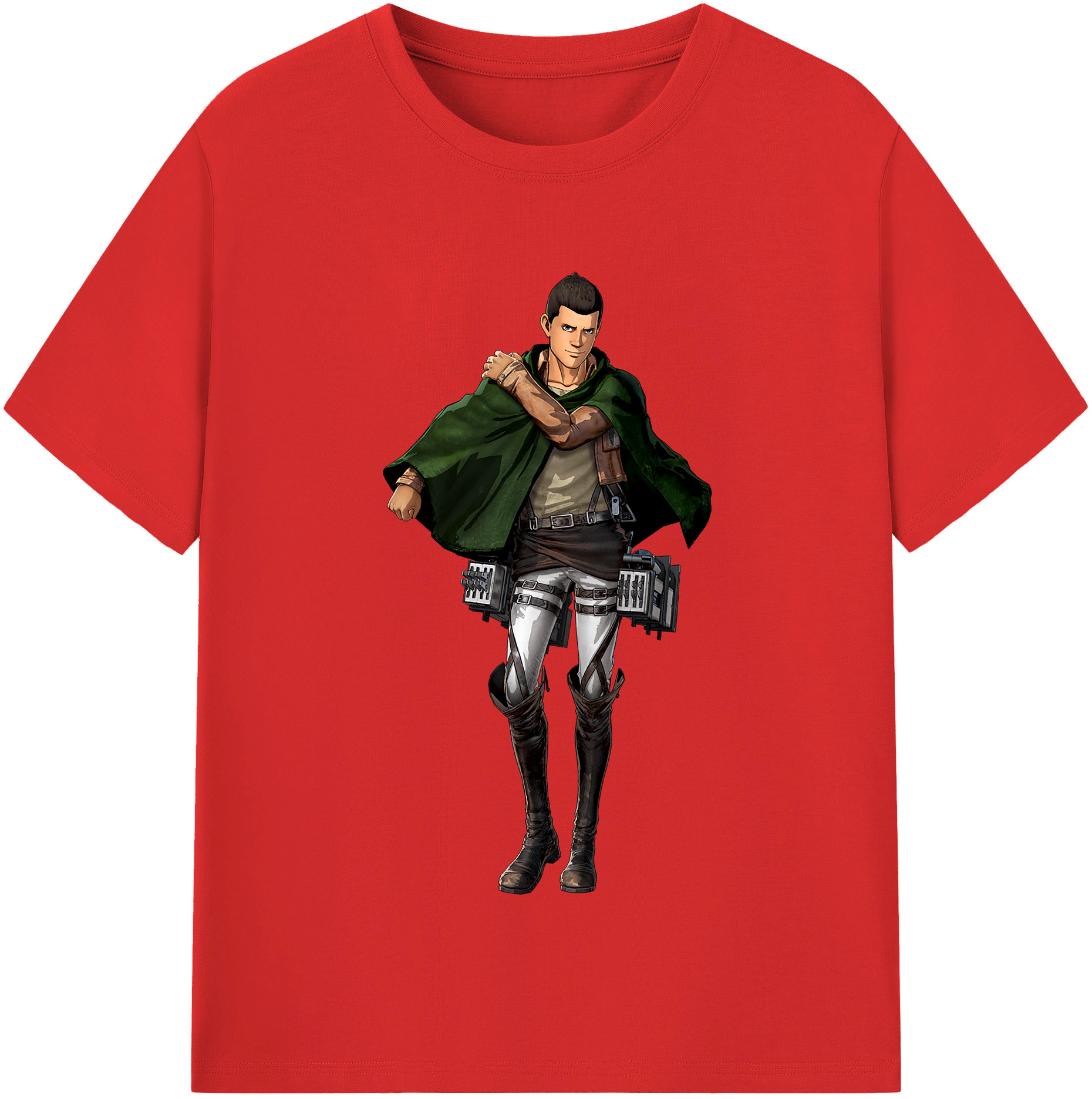 （画像用） 進撃の巨人 Attack on Titan レディースカジュアルプリントTシャツ（綿100％）