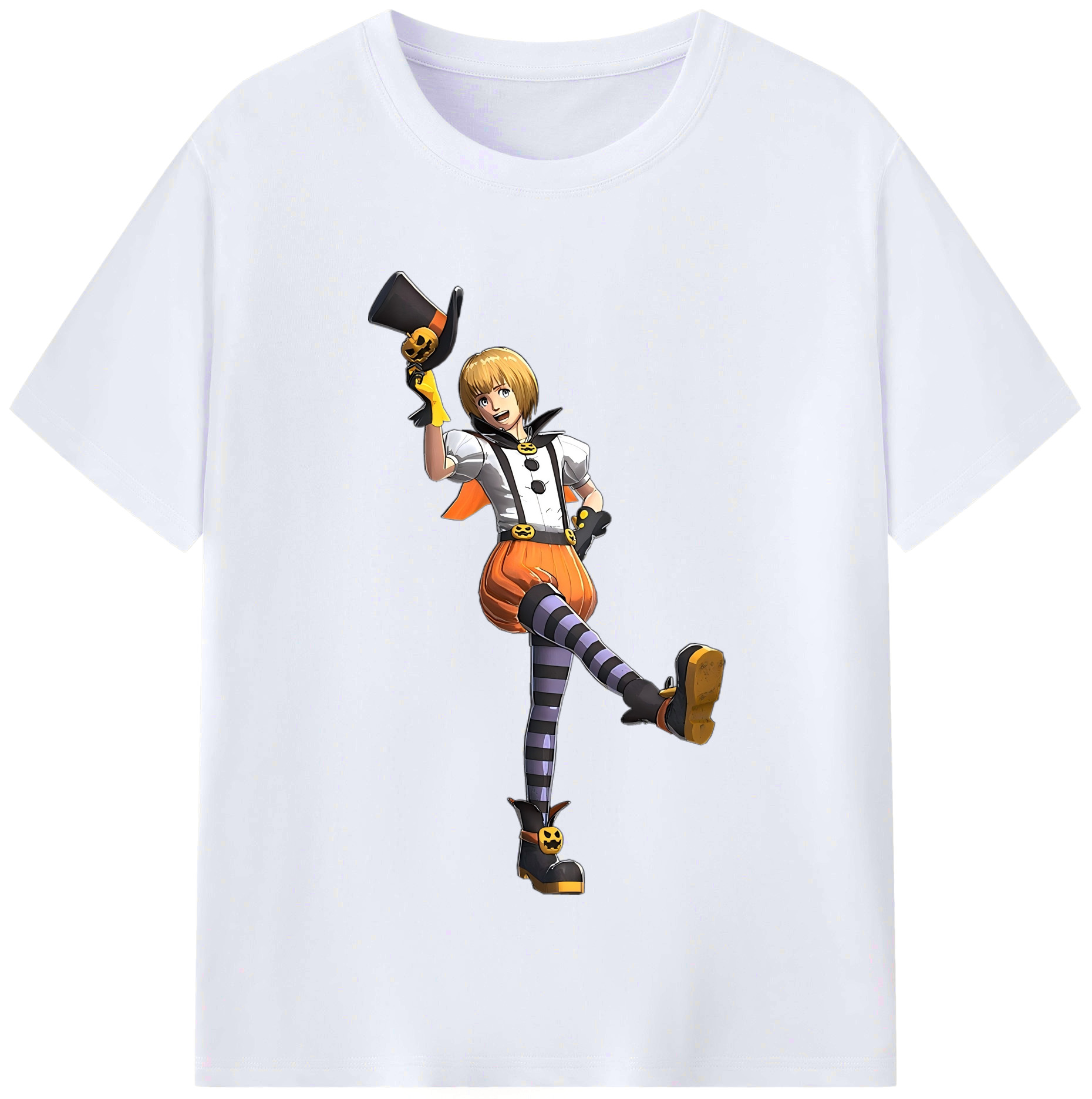 （画像用） 進撃の巨人 アルミン·アルレルト Attack on Titan Armin Arlert レディースカジュアルプリントTシャツ（綿100％）