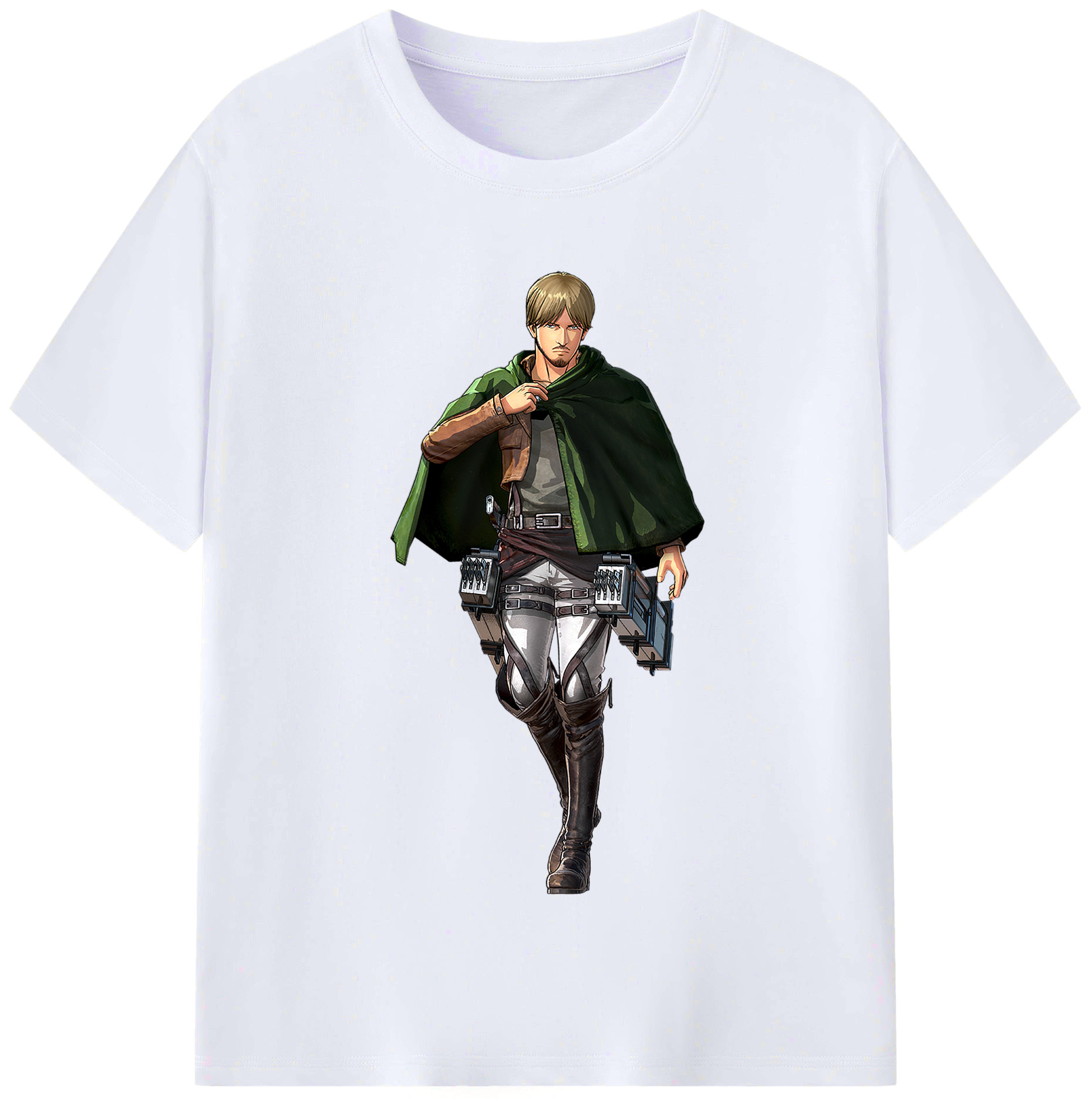 （画像用） 進撃の巨人 ミケ·ザカリアス Attack on Titan Mike Zakarius レディースカジュアルプリントTシャツ（綿100％）