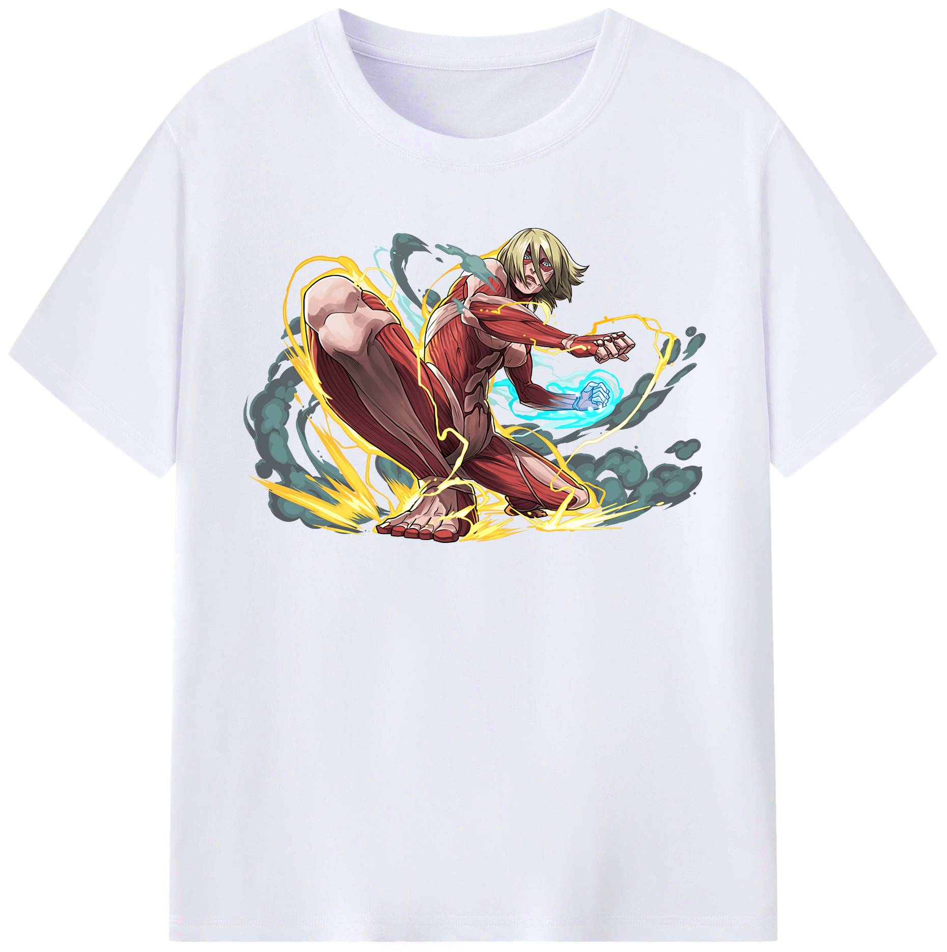 （画像用） 進撃の巨人 Attack on Titan レディースカジュアルプリントTシャツ（綿100％）