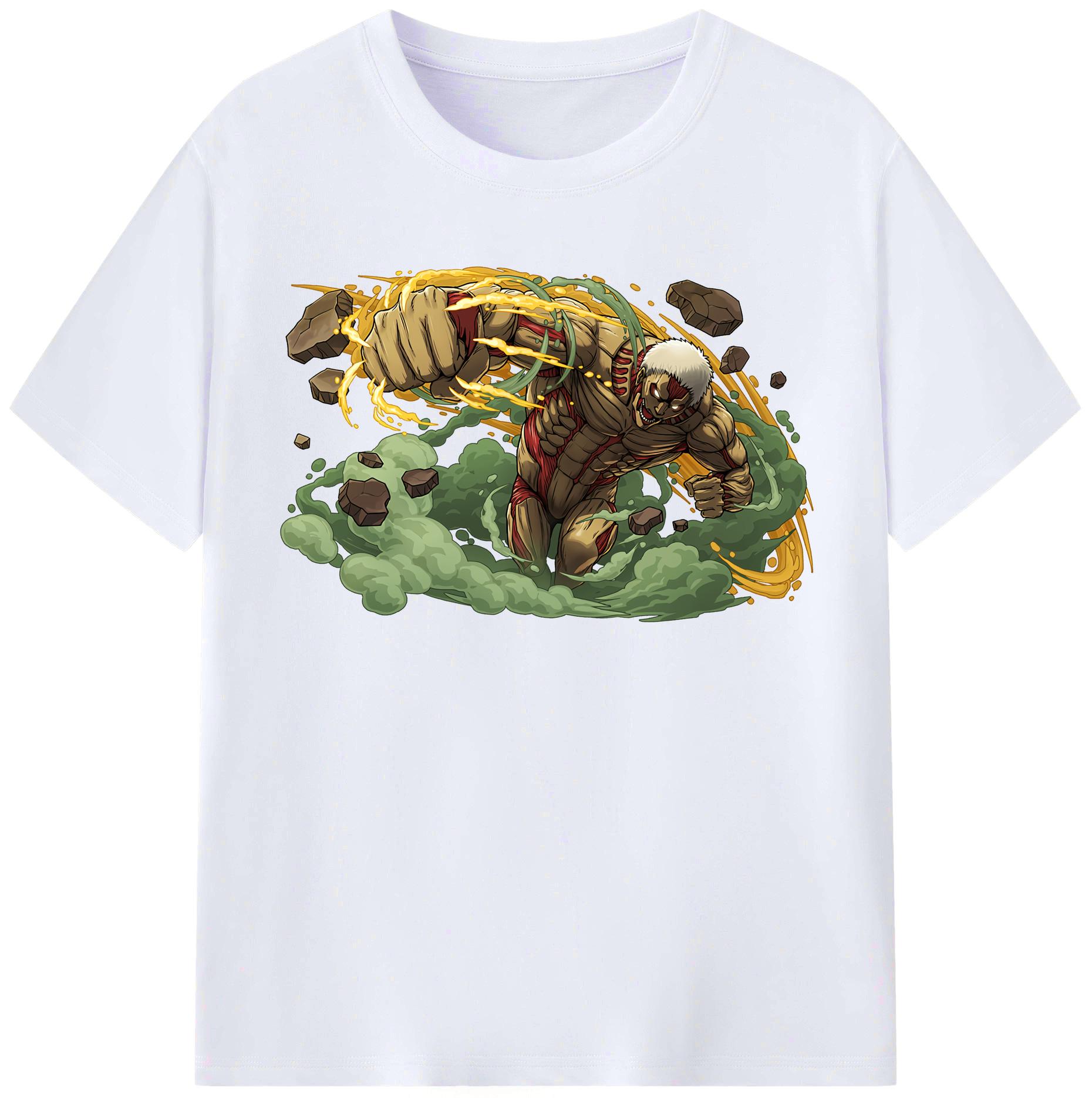 （画像用） 進撃の巨人 Attack on Titan レディースカジュアルプリントTシャツ（綿100％）