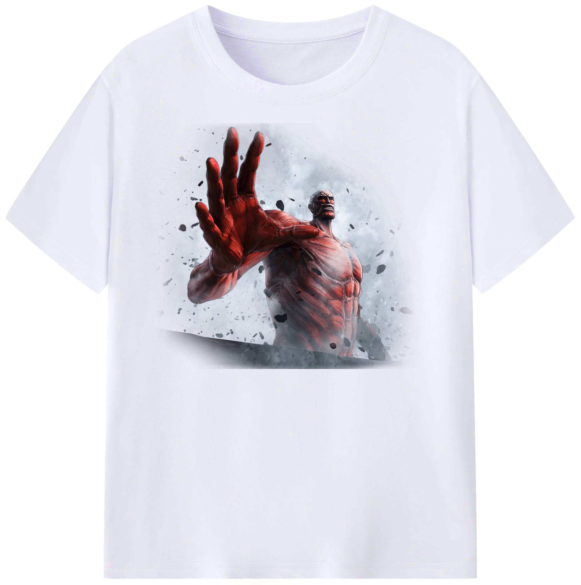 （画像用） 進撃の巨人 Attack on Titan レディースカジュアルプリントTシャツ（綿100％）