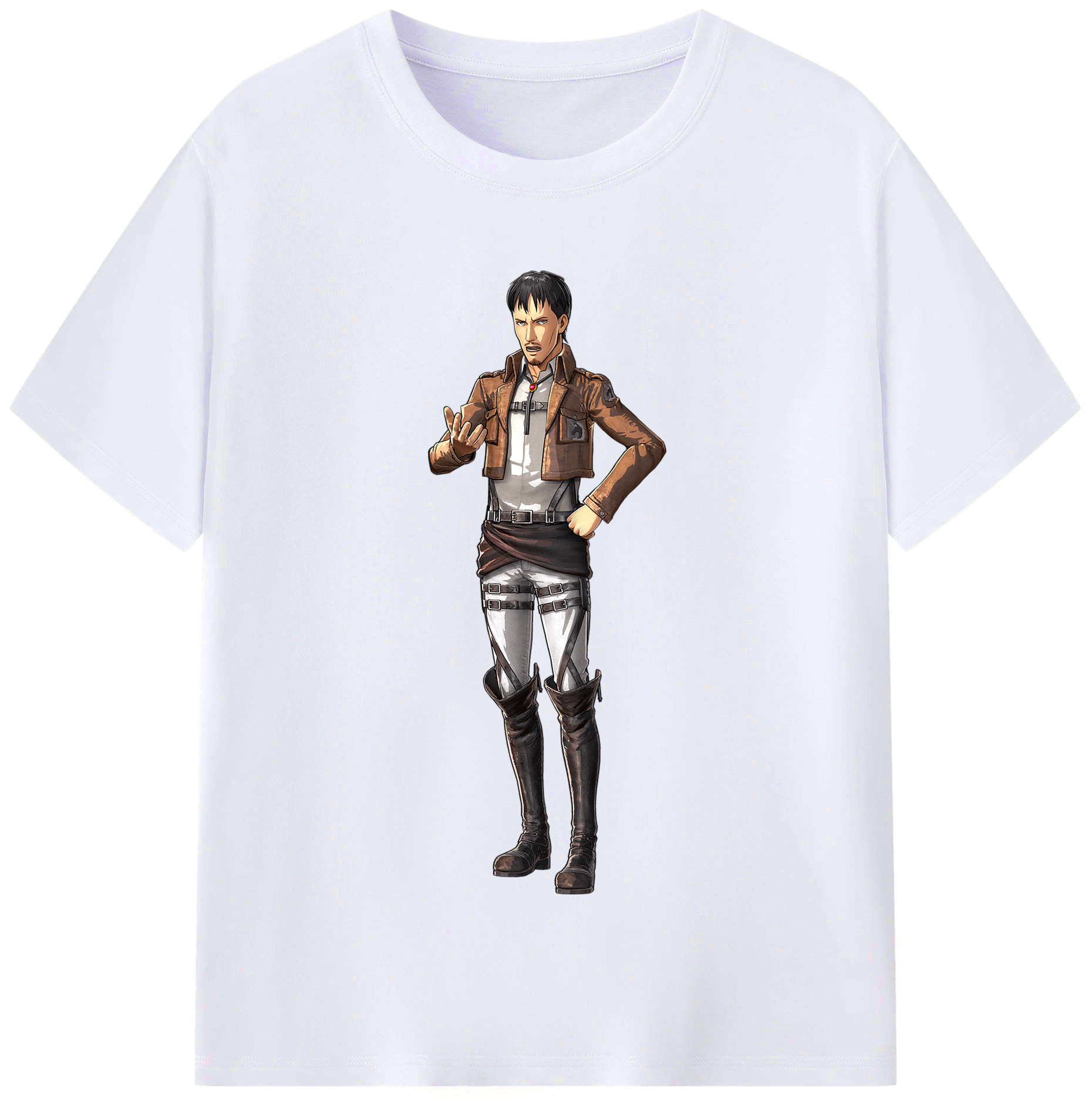 （画像用） 進撃の巨人 Attack on Titan レディースカジュアルプリントTシャツ（綿100％）