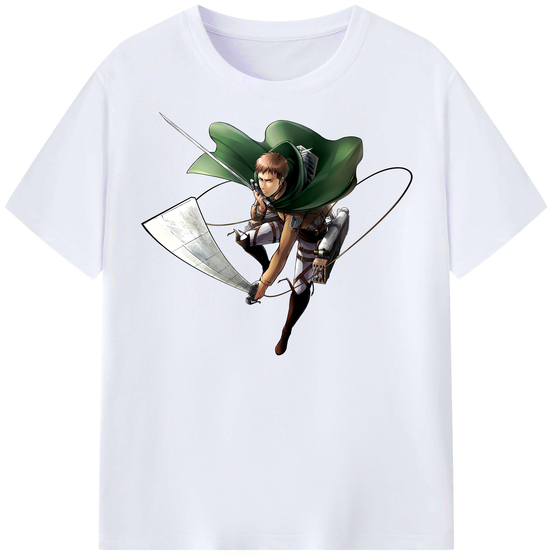 （画像用） 進撃の巨人 Attack on Titan レディースカジュアルプリントTシャツ（綿100％）