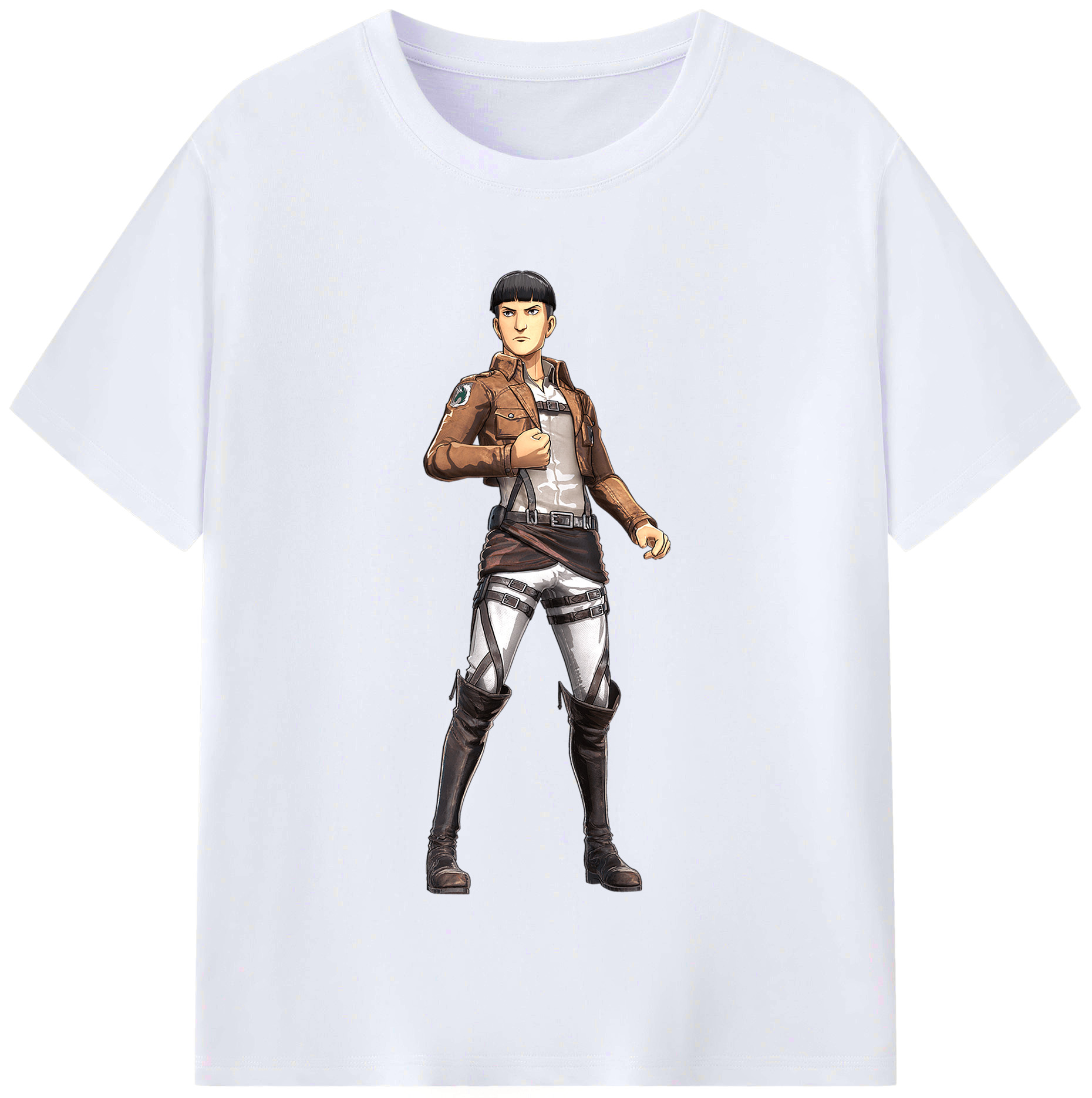 （画像用） 進撃の巨人 Attack on Titan レディースカジュアルプリントTシャツ（綿100％）