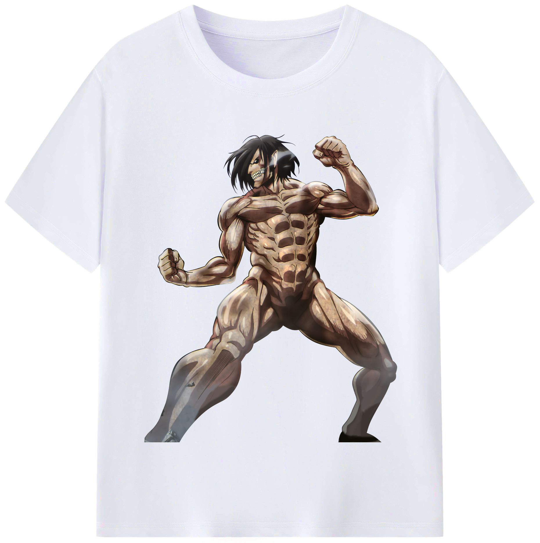（画像用） 進撃の巨人 Attack on Titan レディースカジュアルプリントTシャツ（綿100％）