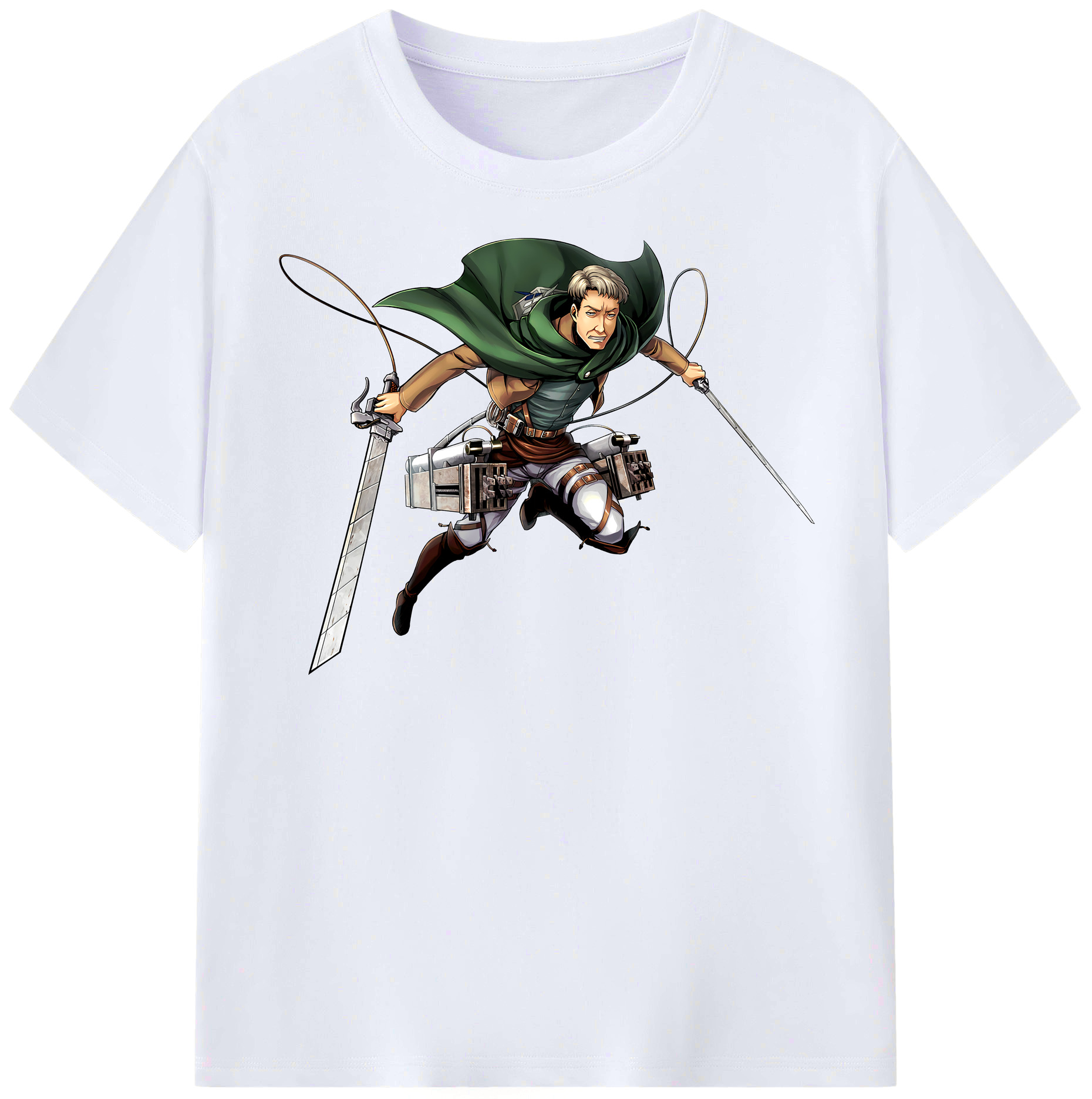 （画像用） 進撃の巨人 Attack on Titan レディースカジュアルプリントTシャツ（綿100％）