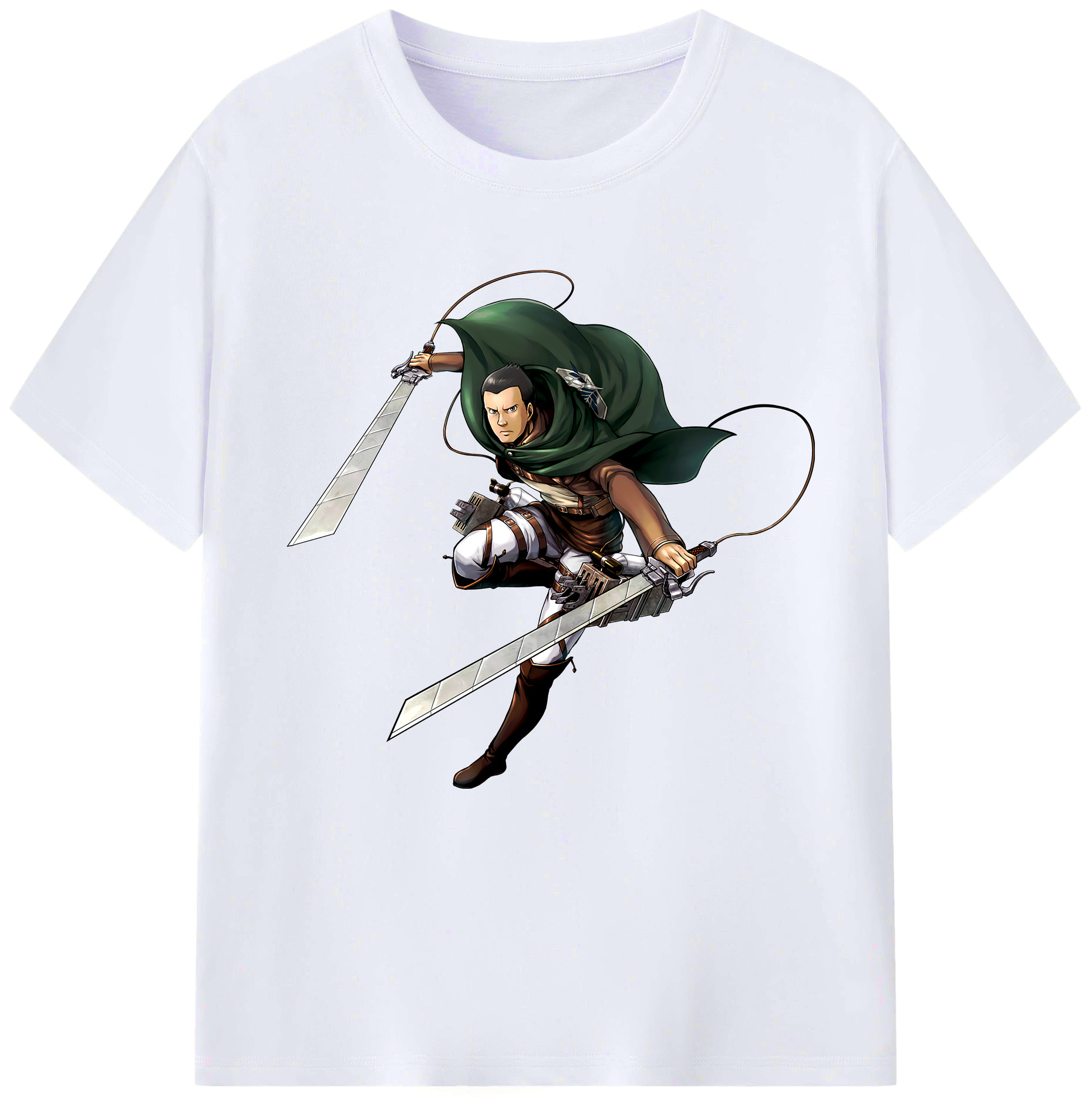 （画像用） 進撃の巨人 Attack on Titan レディースカジュアルプリントTシャツ（綿100％）