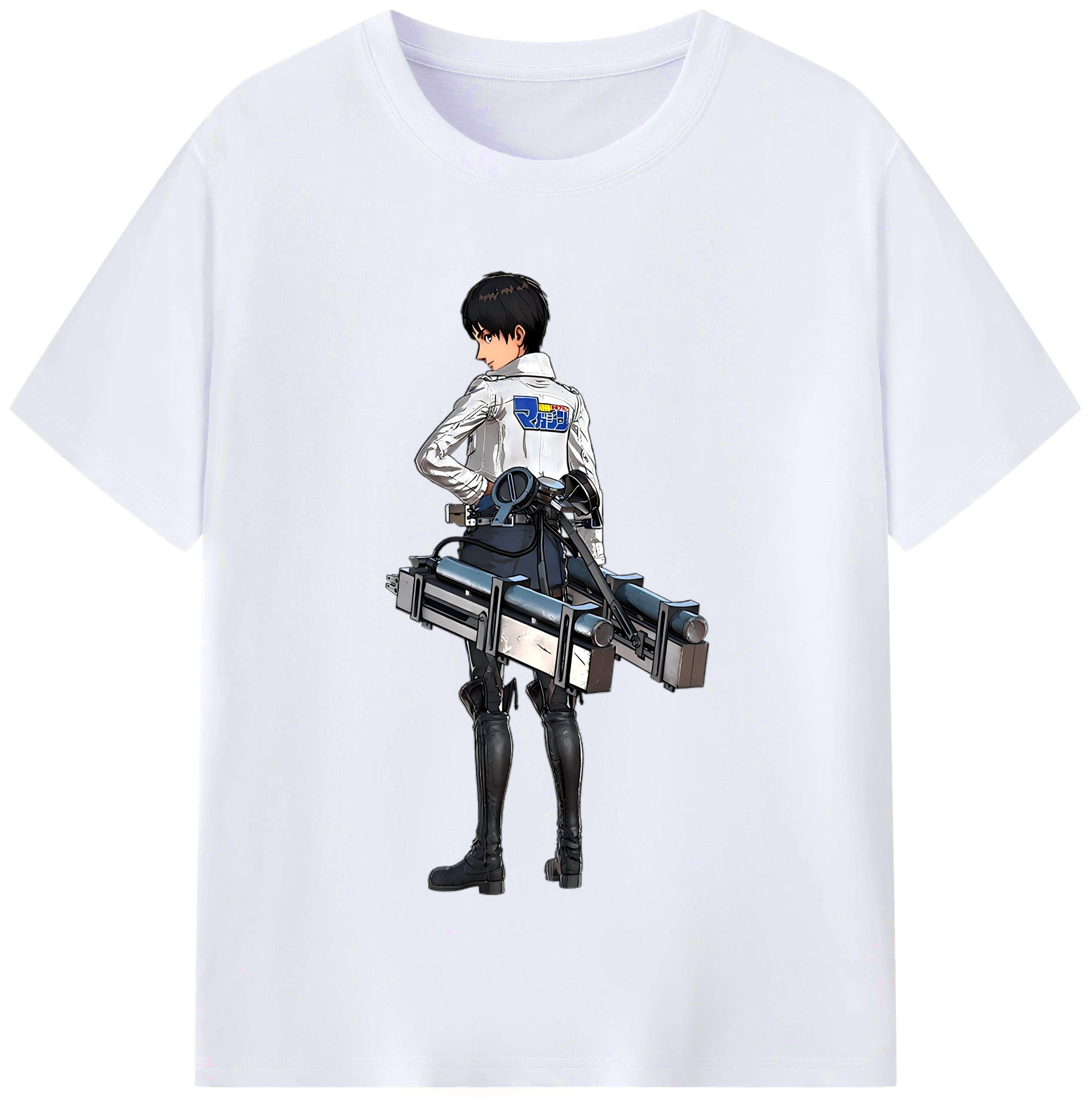 （画像用） 進撃の巨人 エレン･イェーガー Attack on Titan Eren Jäger レディースカジュアルプリントTシャツ（綿100％）