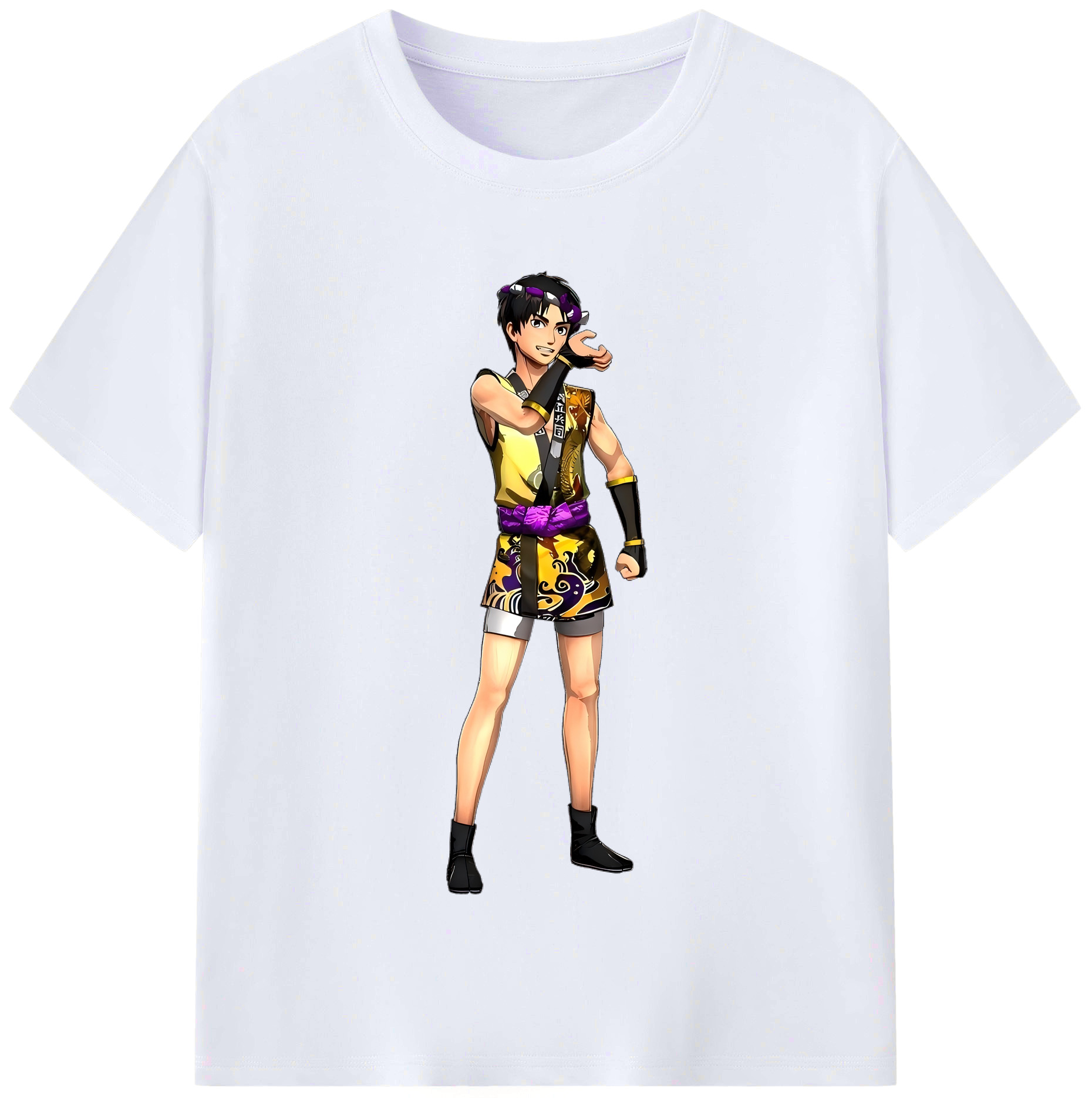 （画像用） 進撃の巨人 リヴァイ·アッカーマン Attack on Titan Levi Ackerman レディースカジュアルプリントTシャツ（綿100％）