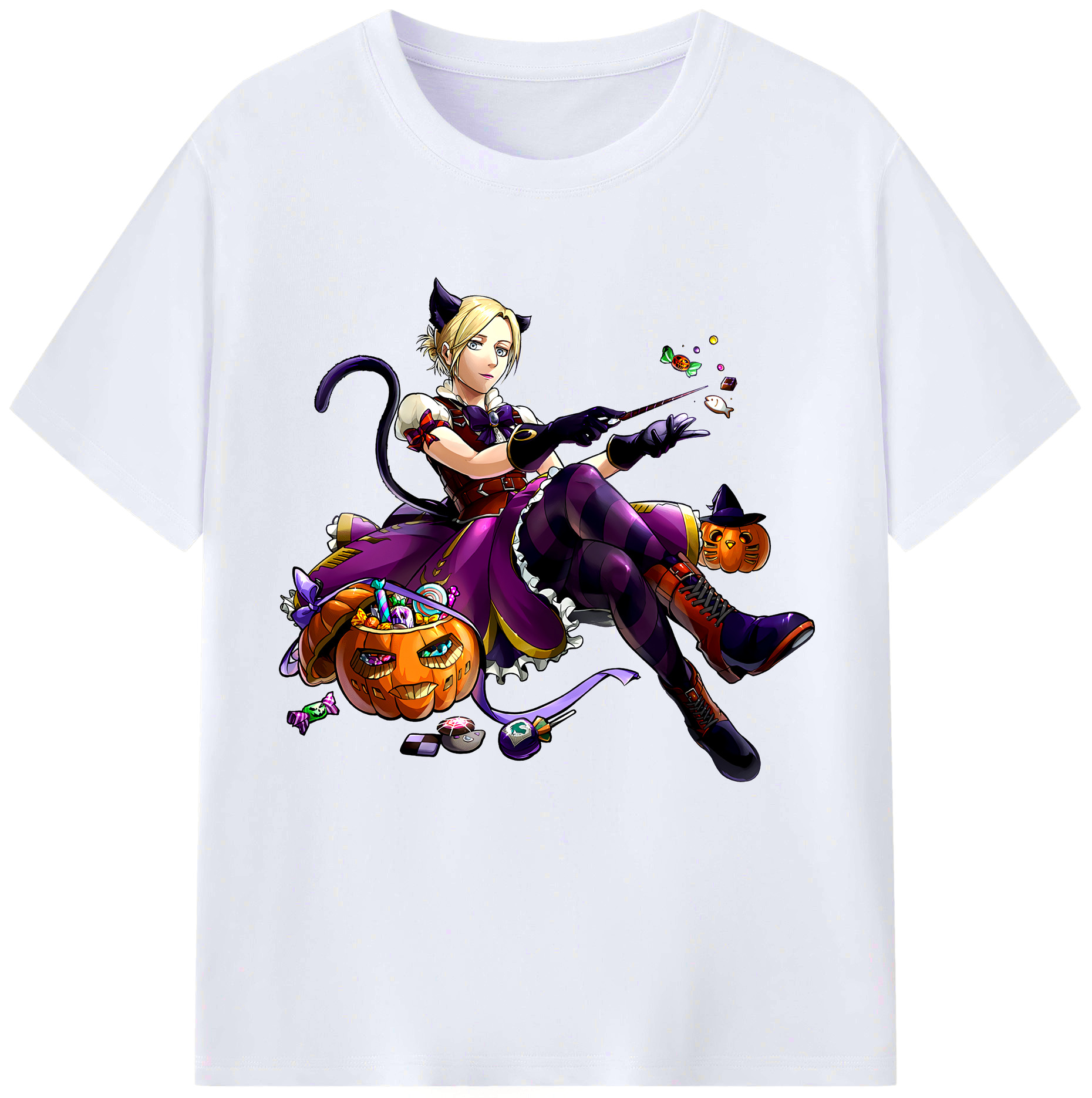 （画像用） 進撃の巨人 アニ・レオンハート Attack on Titan Annie Leonhart レディースカジュアルプリントTシャツ（綿100％）
