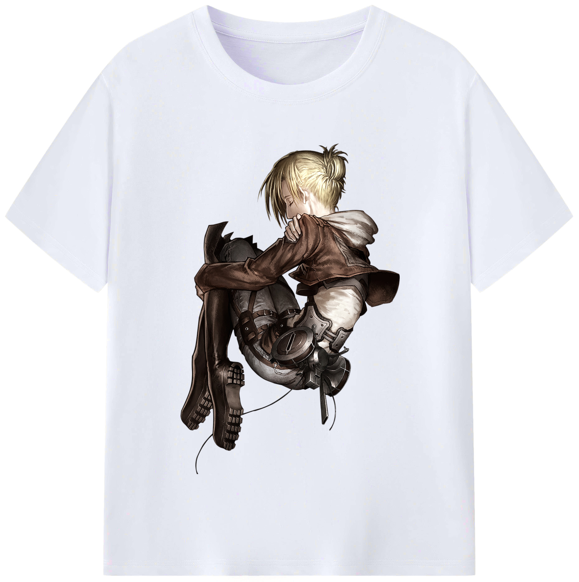 （画像用） 進撃の巨人 アニ・レオンハート Attack on Titan Annie Leonhart レディースカジュアルプリントTシャツ（綿100％）