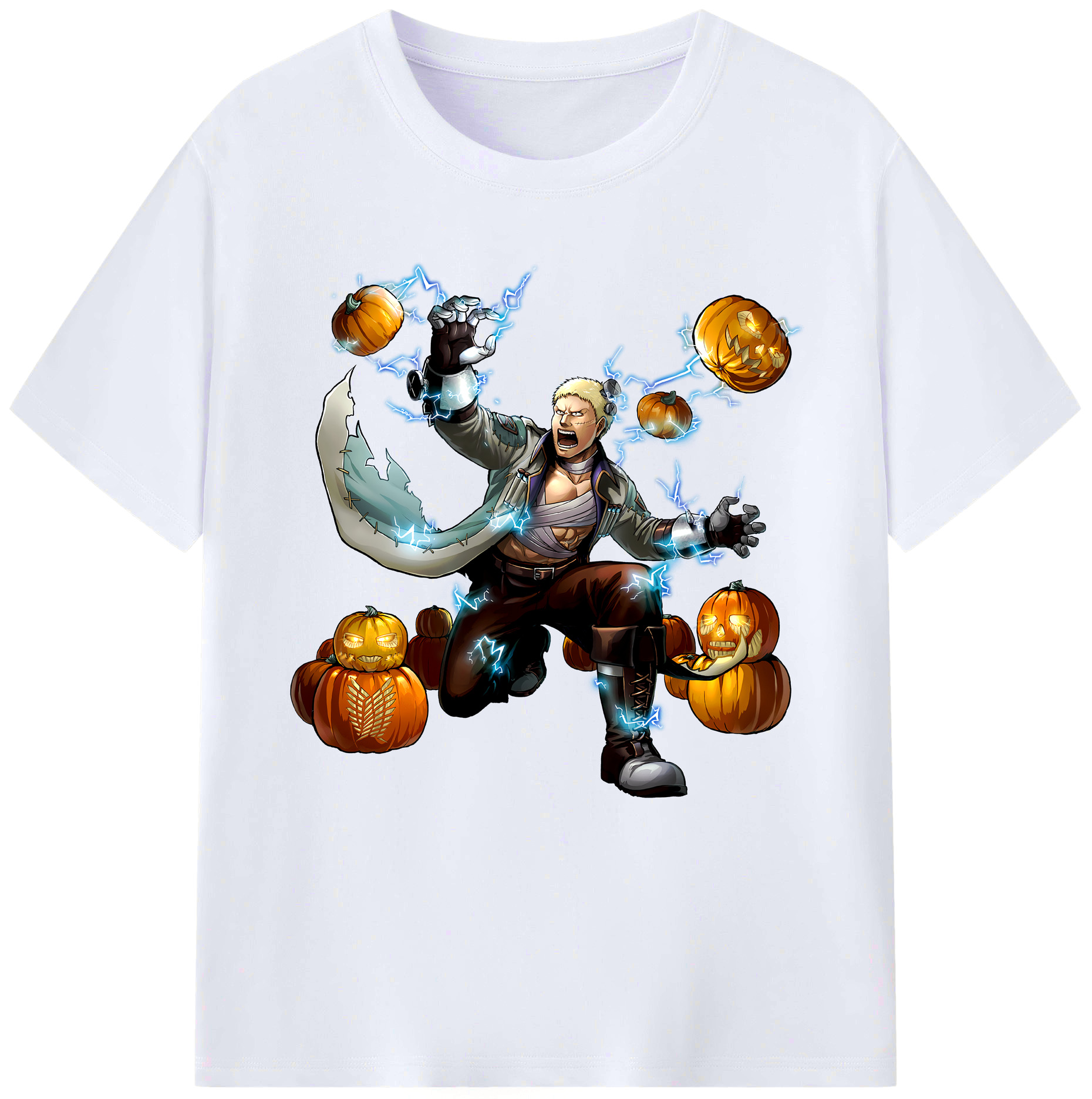 （画像用） 進撃の巨人 ライナー・ブラウン Attack on Titan Reiner Braun レディースカジュアルプリントTシャツ（綿100％）