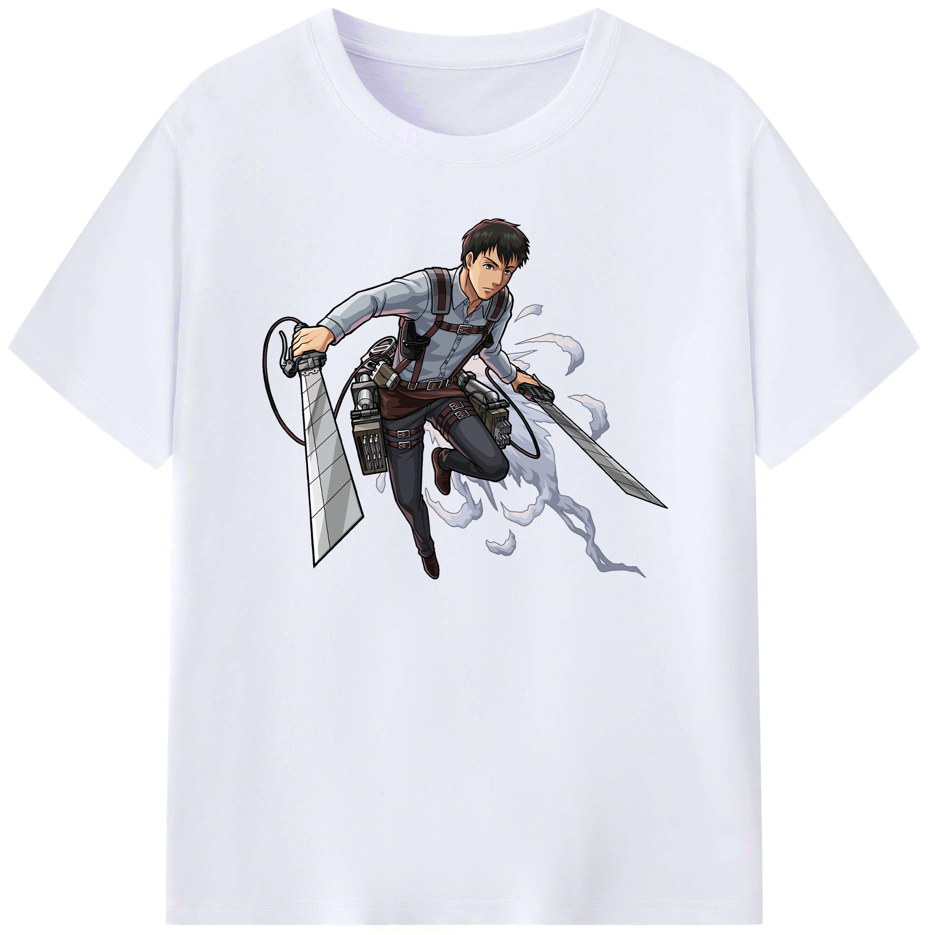（画像用） 進撃の巨人 ベルトルト・フーバー Attack on Titan Bertholdt Hoover レディースカジュアルプリントTシャツ（綿100％）